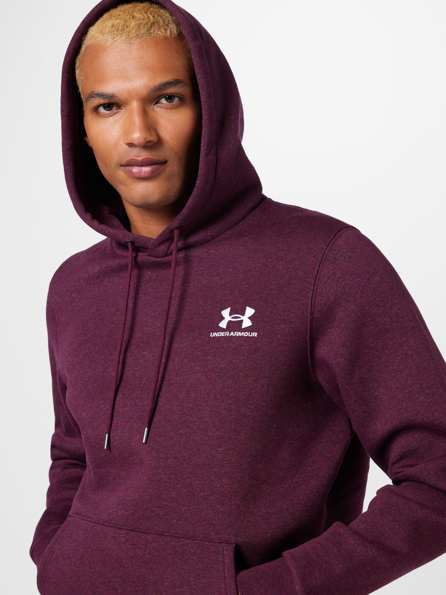 UNDER ARMOUR Športová mikina burgundská / biela - Pepit.sk