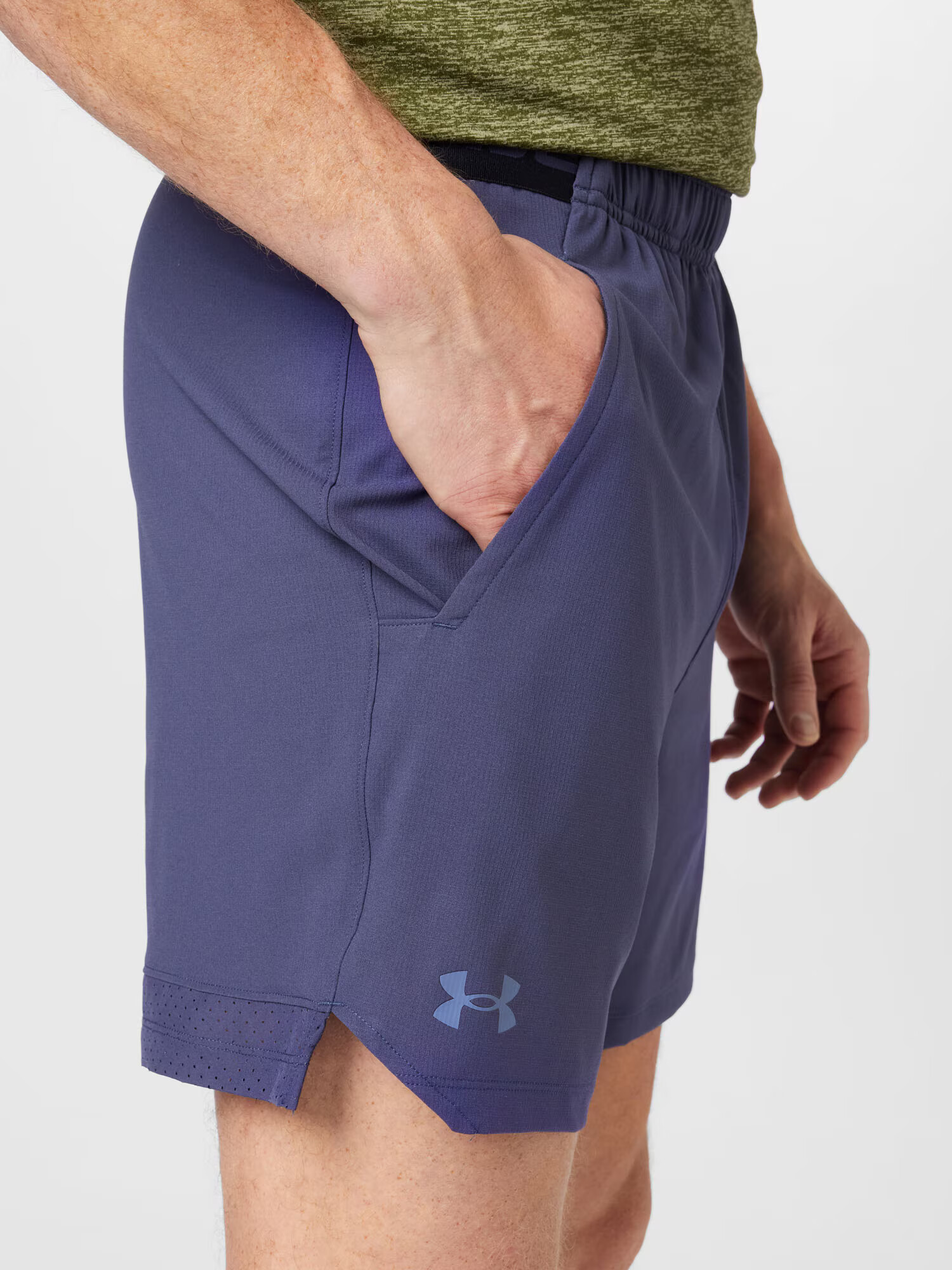 UNDER ARMOUR Športové nohavice dymovo šedá / čierna - Pepit.sk