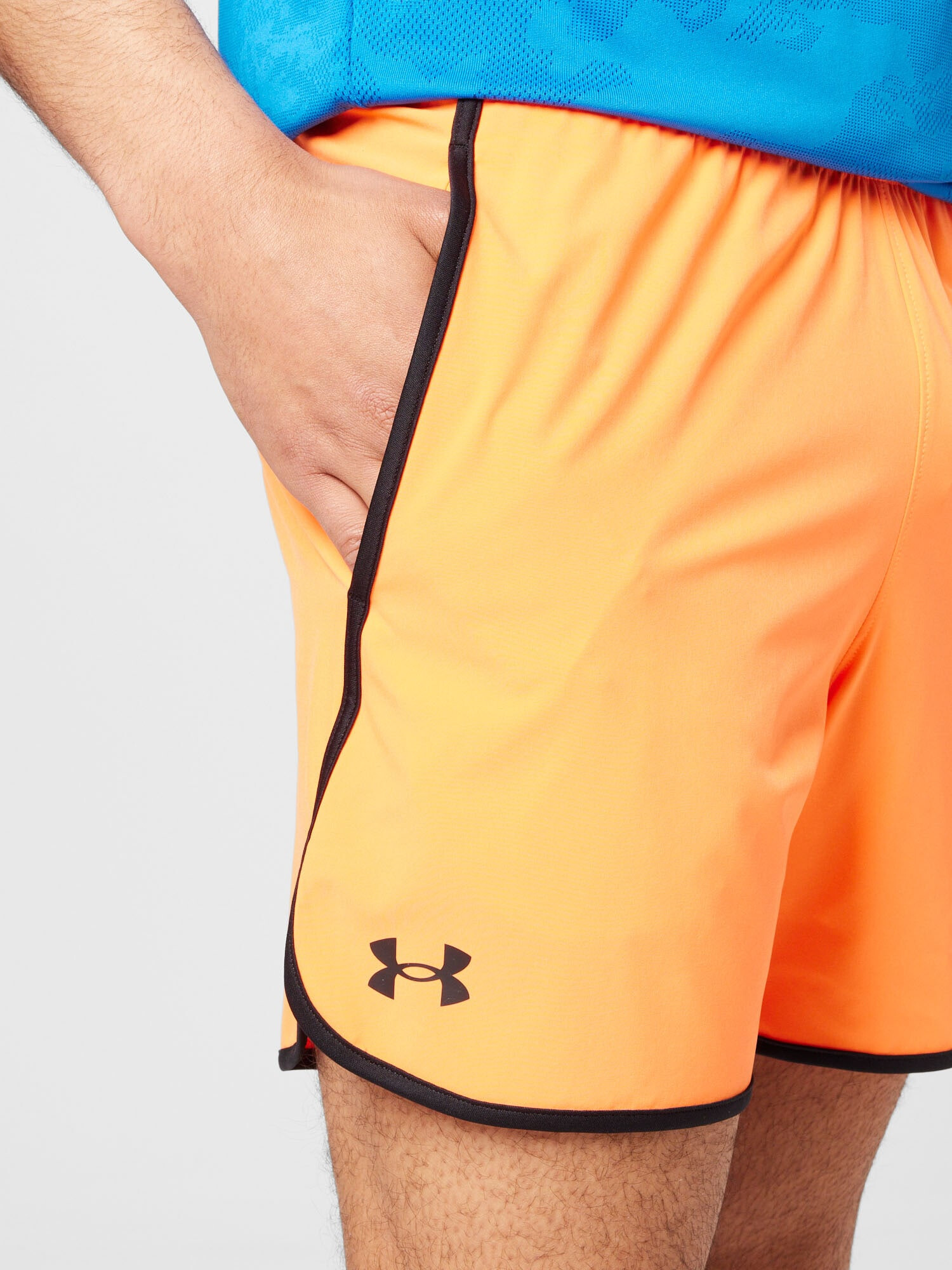 UNDER ARMOUR Športové nohavice oranžová / čierna - Pepit.sk