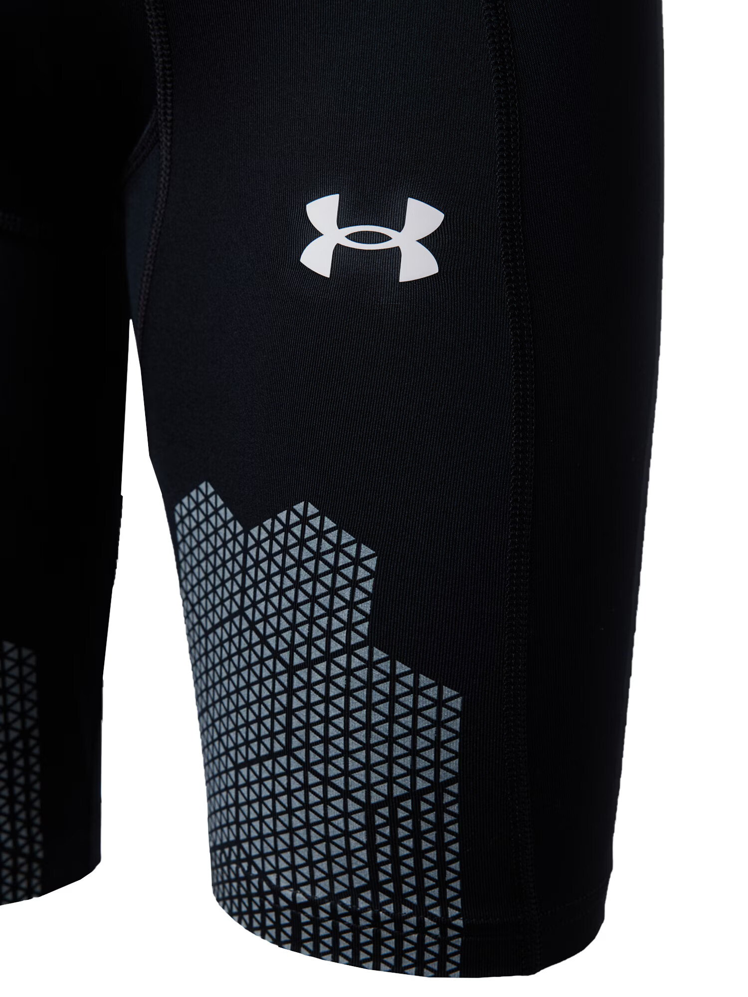 UNDER ARMOUR Športové nohavice 'Project Rock' sivá / čierna / biela - Pepit.sk