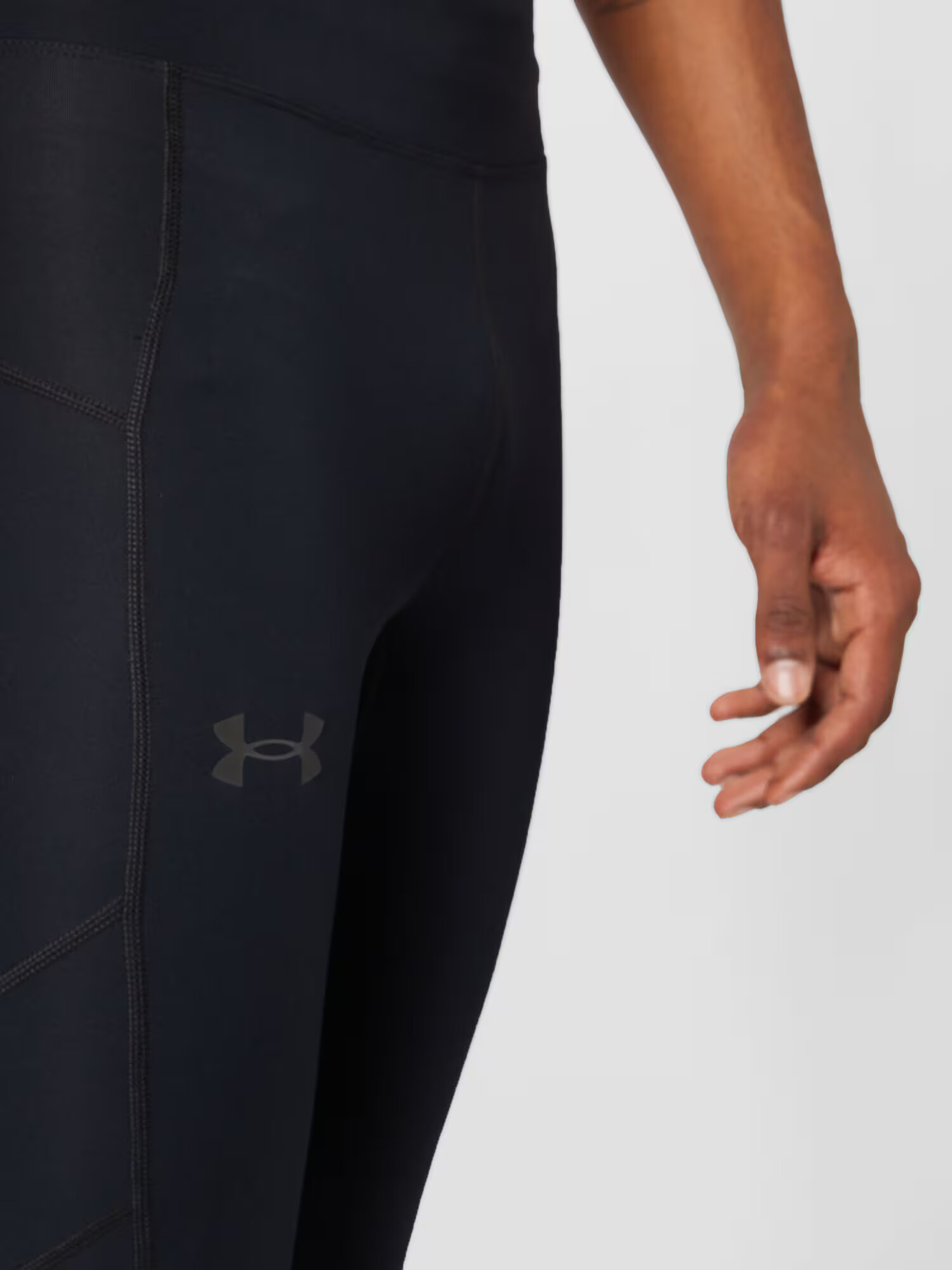 UNDER ARMOUR Športové nohavice 'Speedpocket' sivá / čierna - Pepit.sk