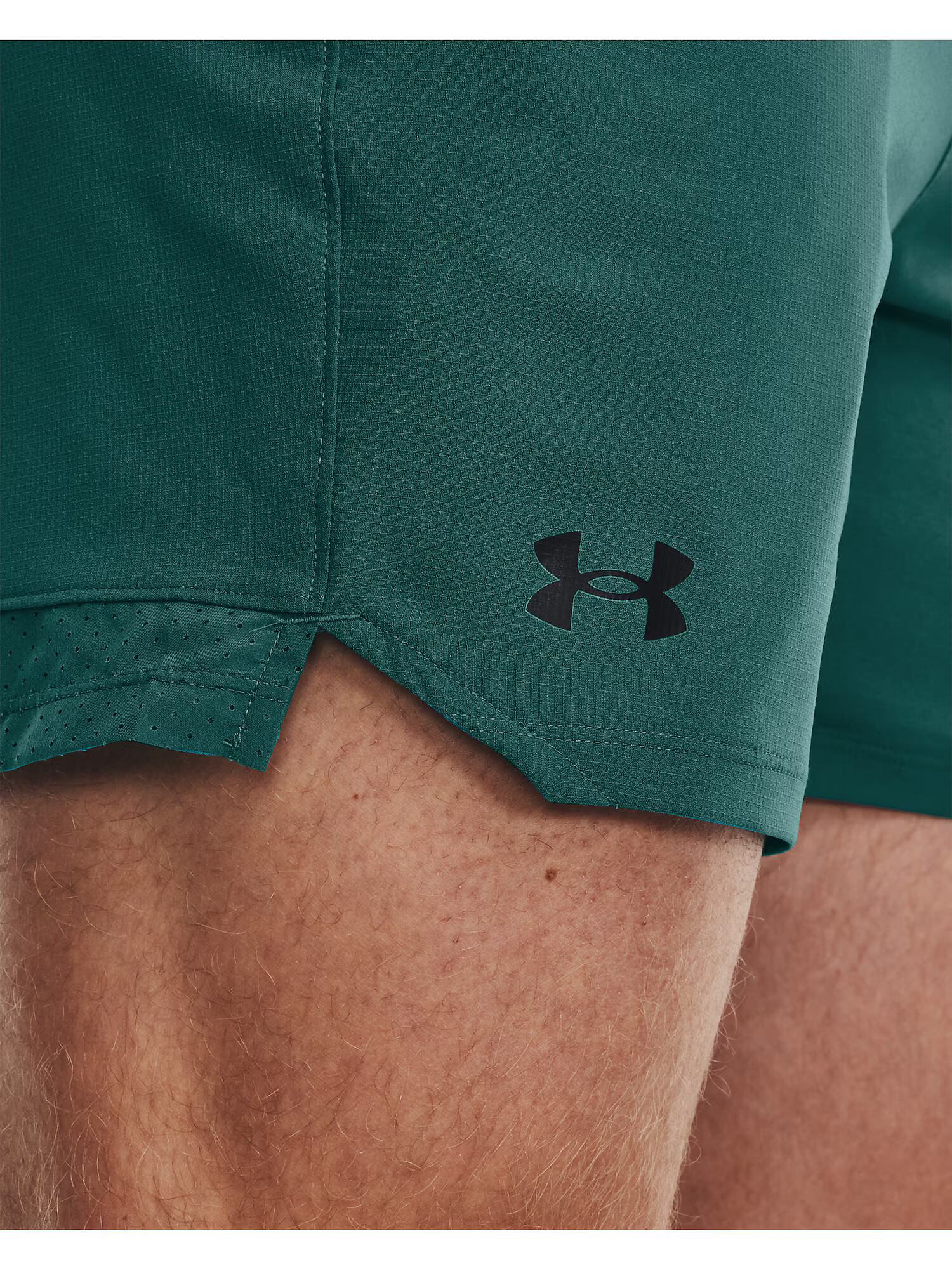 UNDER ARMOUR Športové nohavice 'Vanish' smaragdová / čierna - Pepit.sk