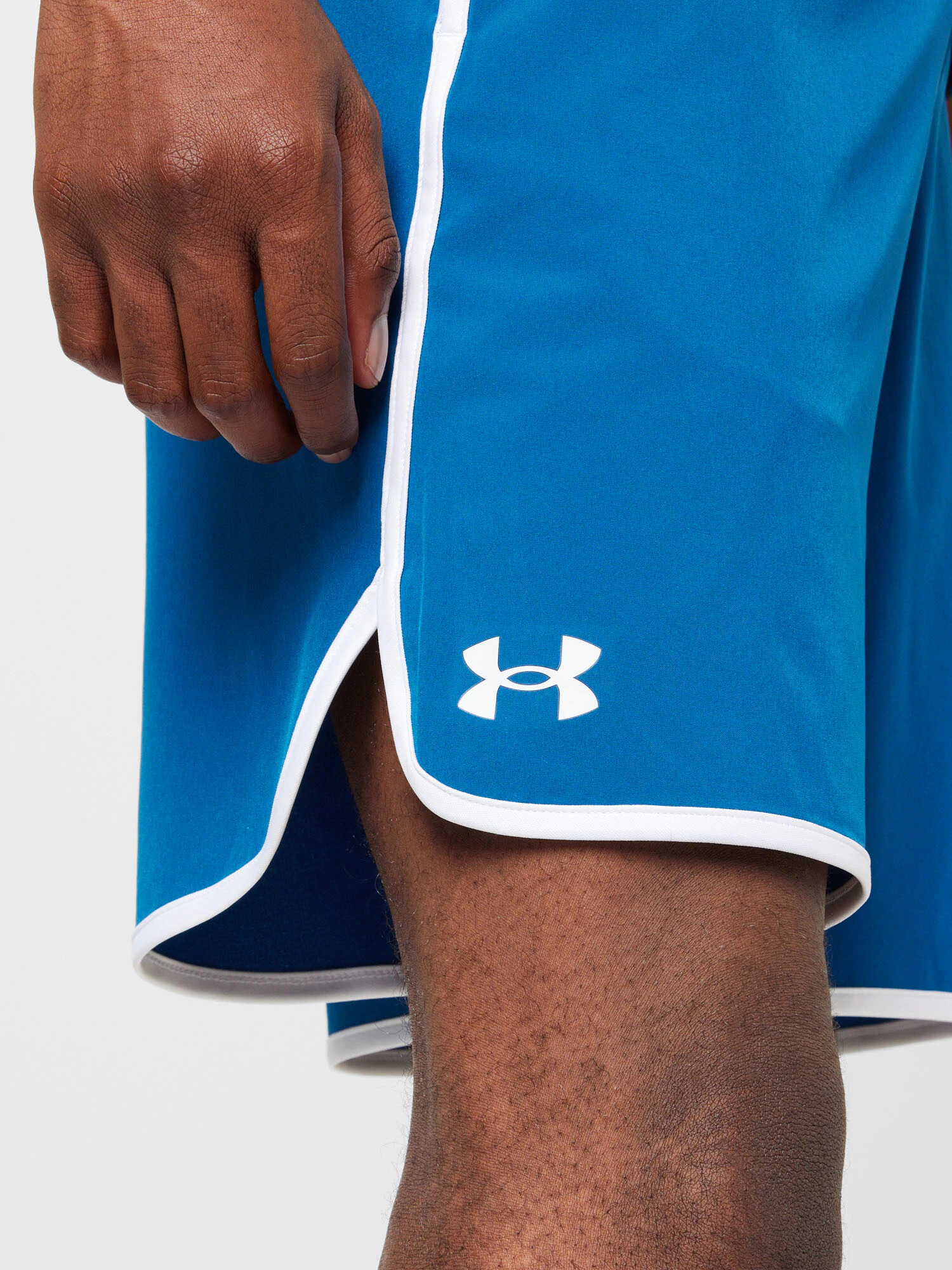 UNDER ARMOUR Športové nohavice 'HIIT' modrá / biela - Pepit.sk