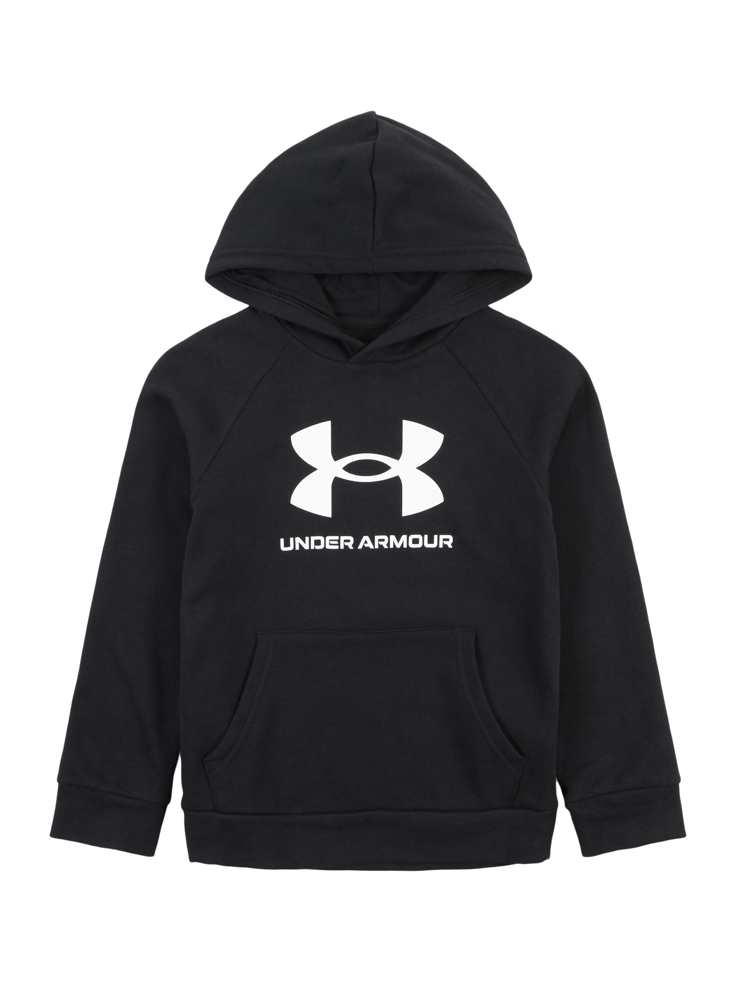 UNDER ARMOUR Športová mikina 'Rival' čierna / biela - Pepit.sk