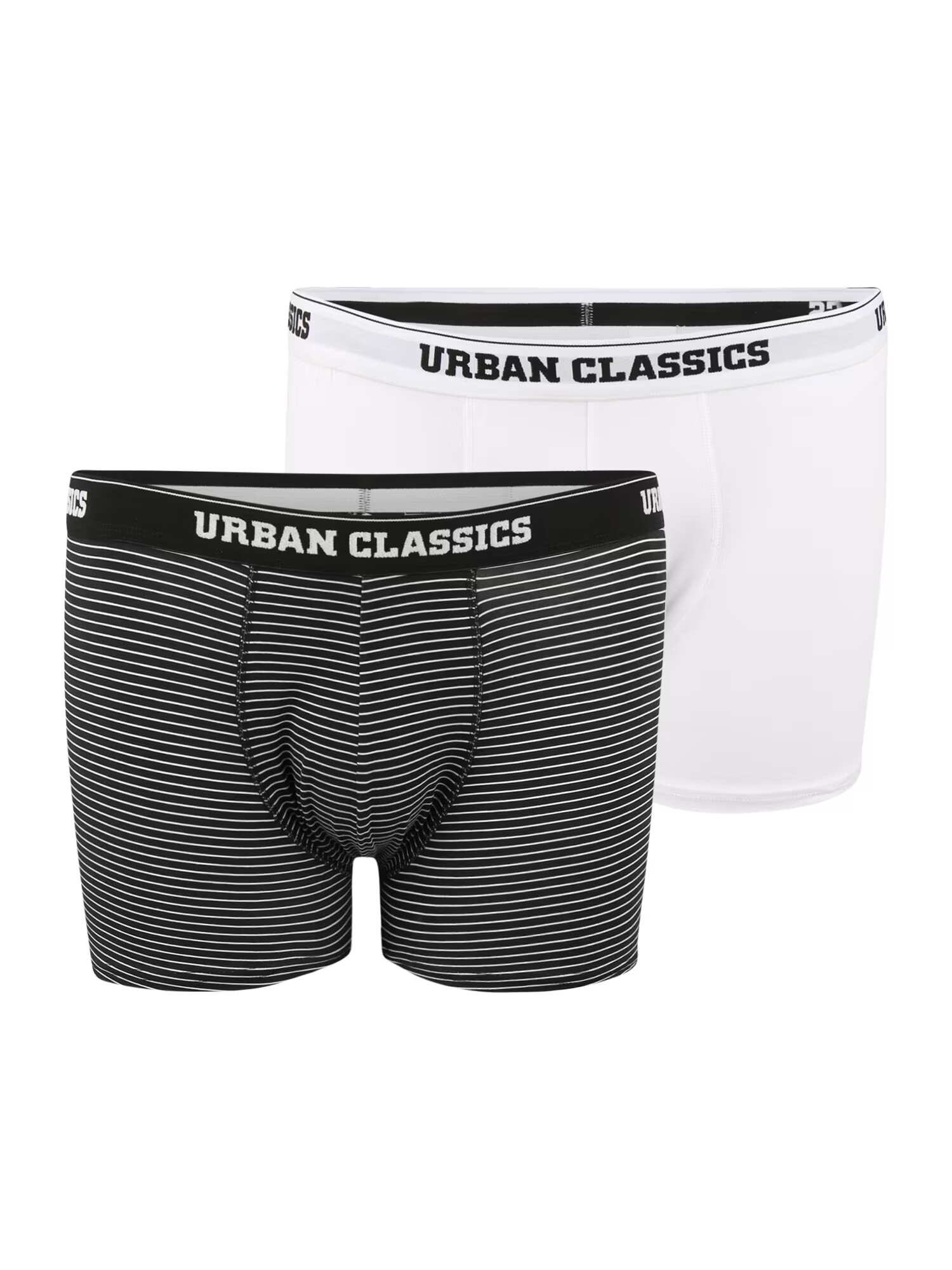 Urban Classics Boxerky čierna / biela - Pepit.sk