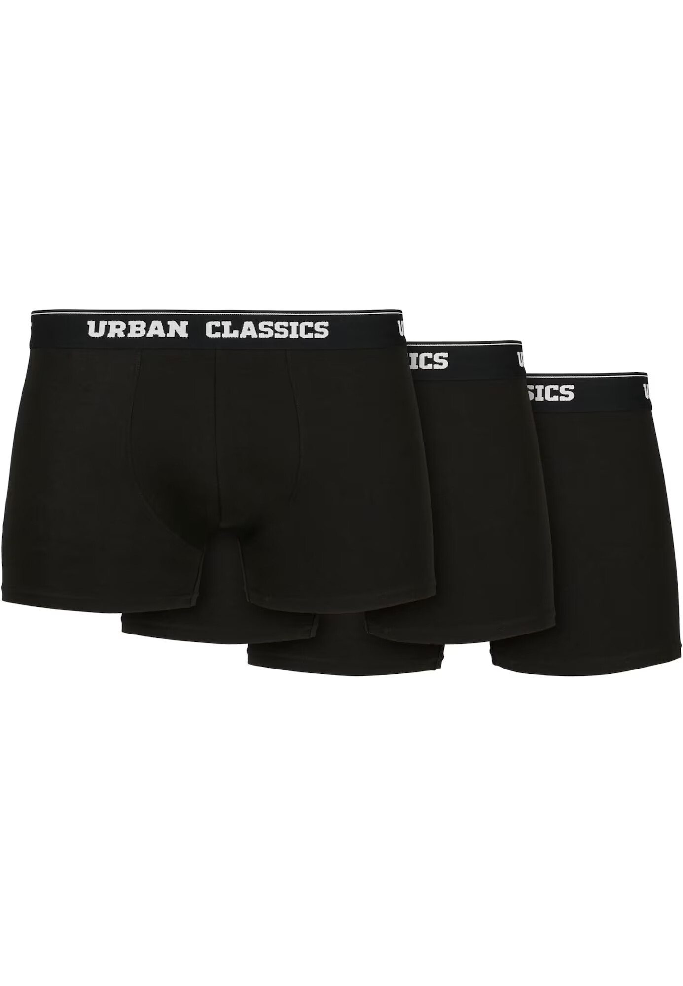 Urban Classics Boxerky čierna / biela - Pepit.sk