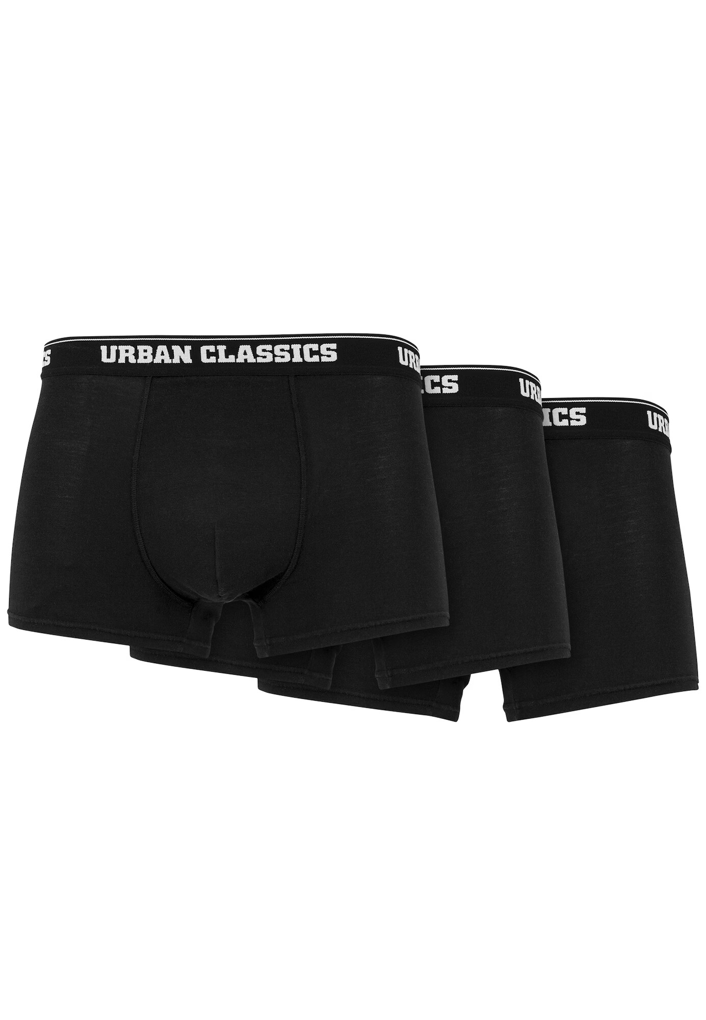 Urban Classics Boxerky čierna / biela - Pepit.sk