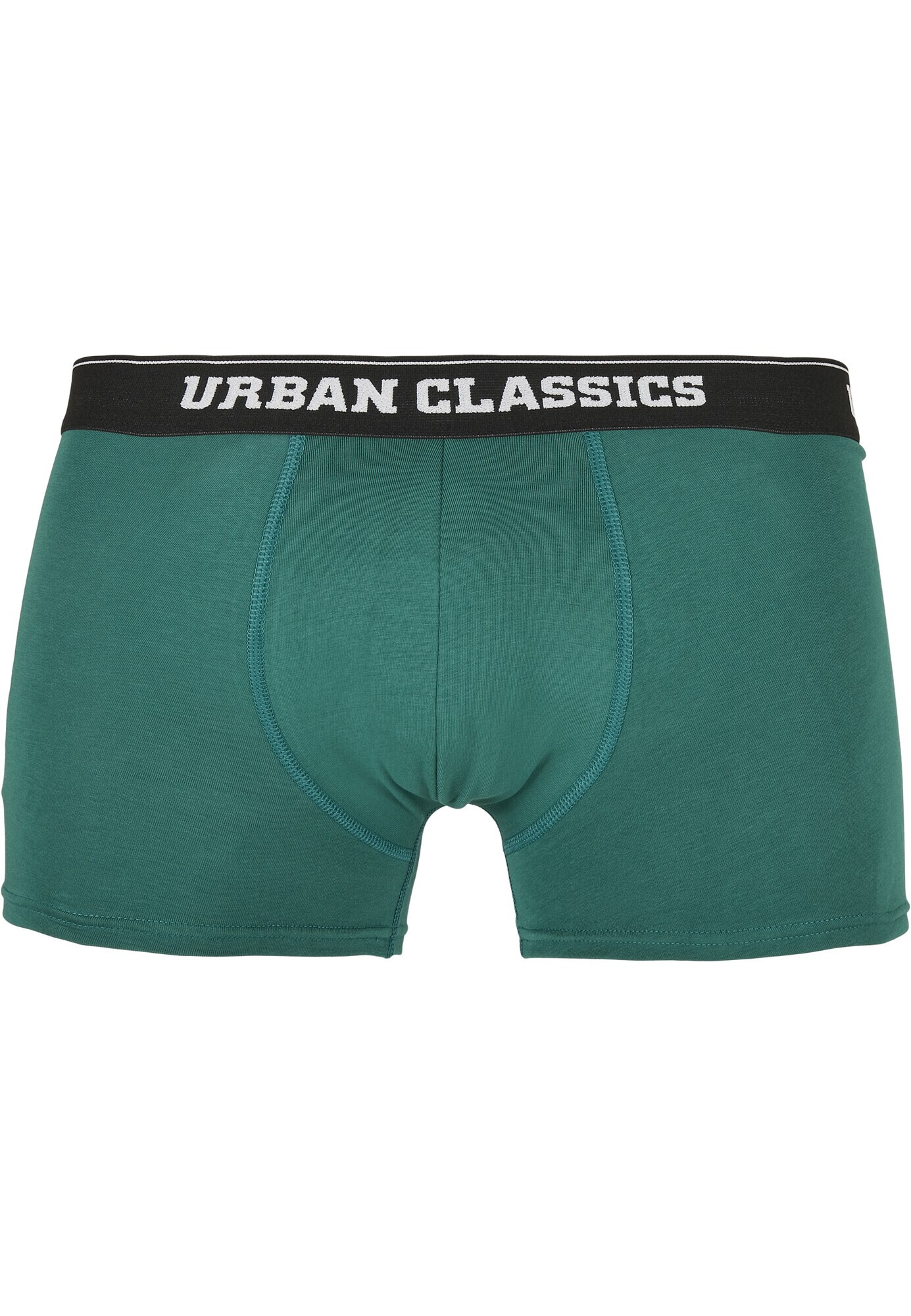 Urban Classics Boxerky smaragdová / čierna / biela - Pepit.sk