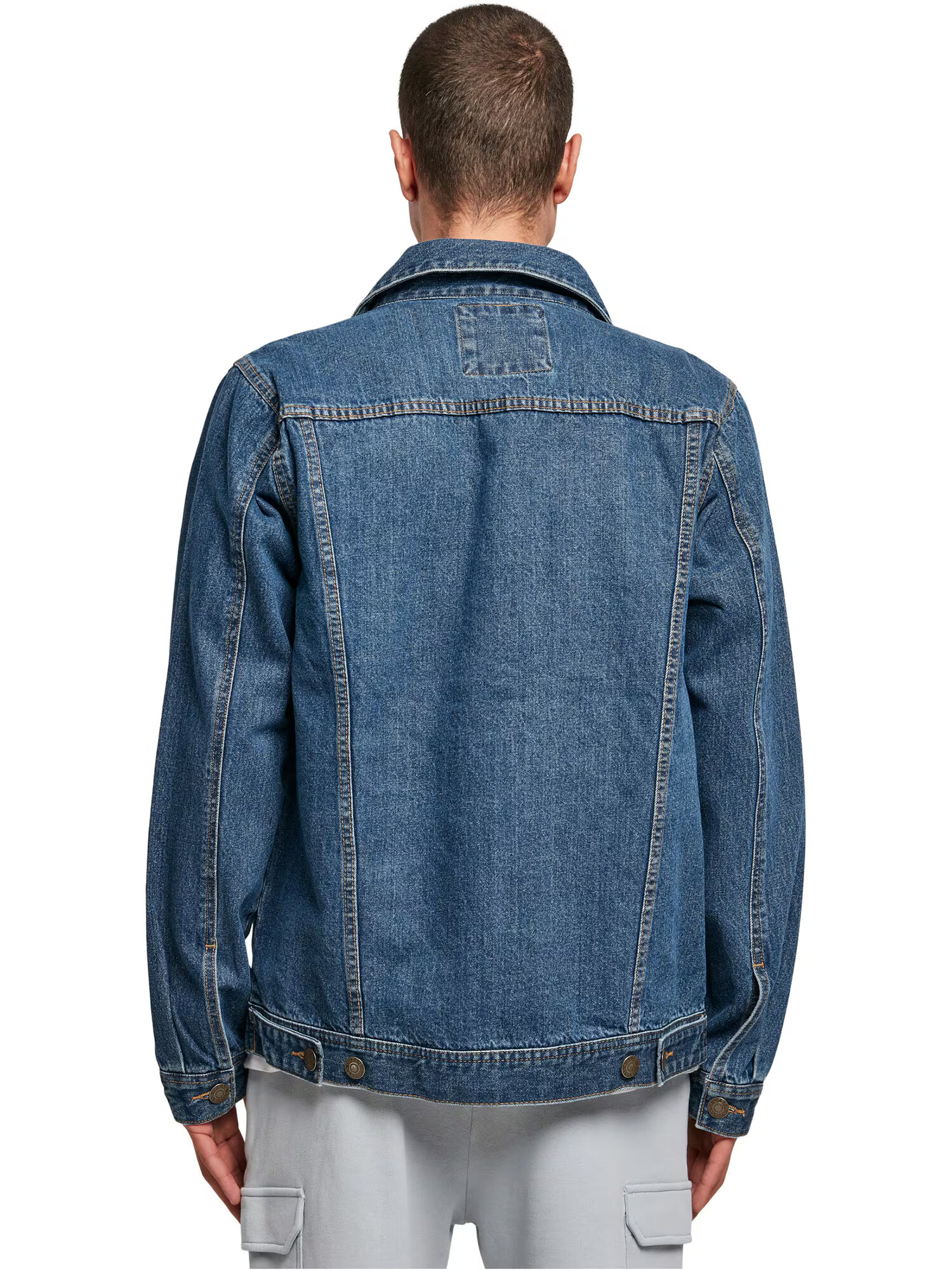 Urban Classics Prechodná bunda modrá denim - Pepit.sk