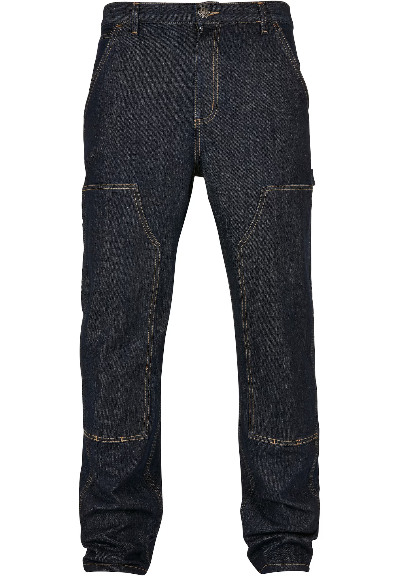 Urban Classics Rifľové kapsáče čierny denim - Pepit.sk