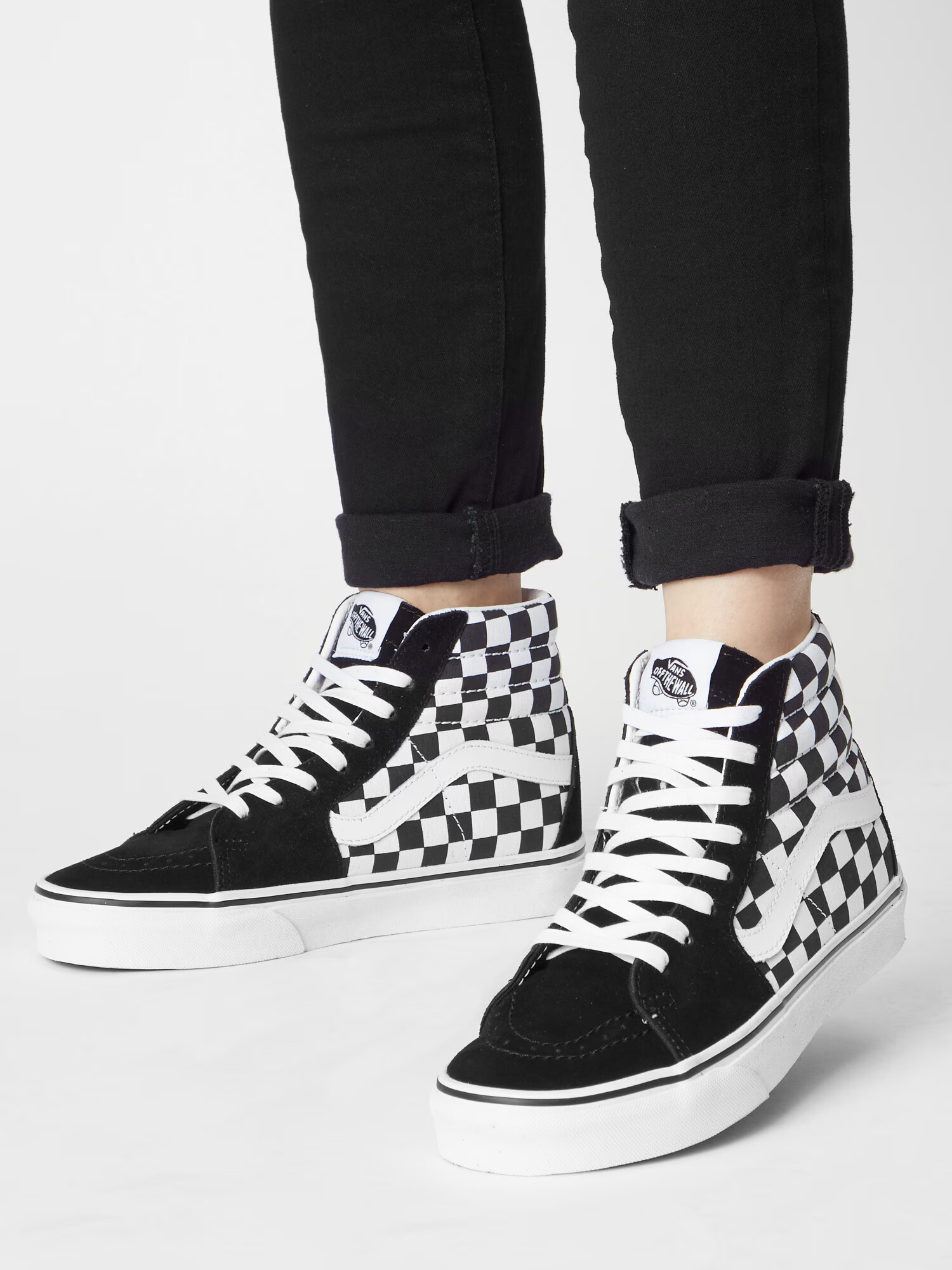 VANS Členkové tenisky 'UA SK8-Hi' čierna / biela - Pepit.sk