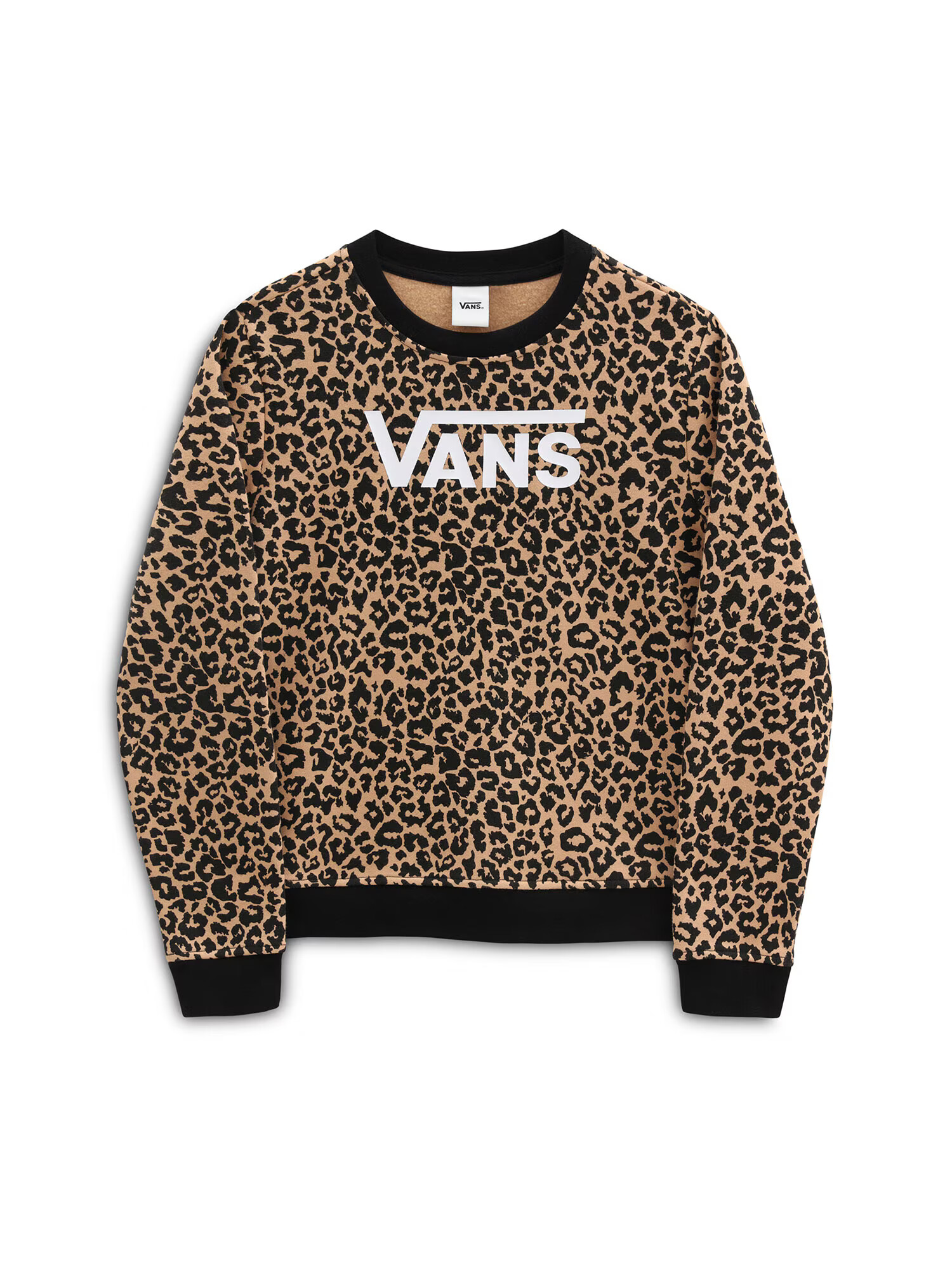 VANS Mikina 'GR LEOPARD CREW' hnedá / čierna / biela - Pepit.sk