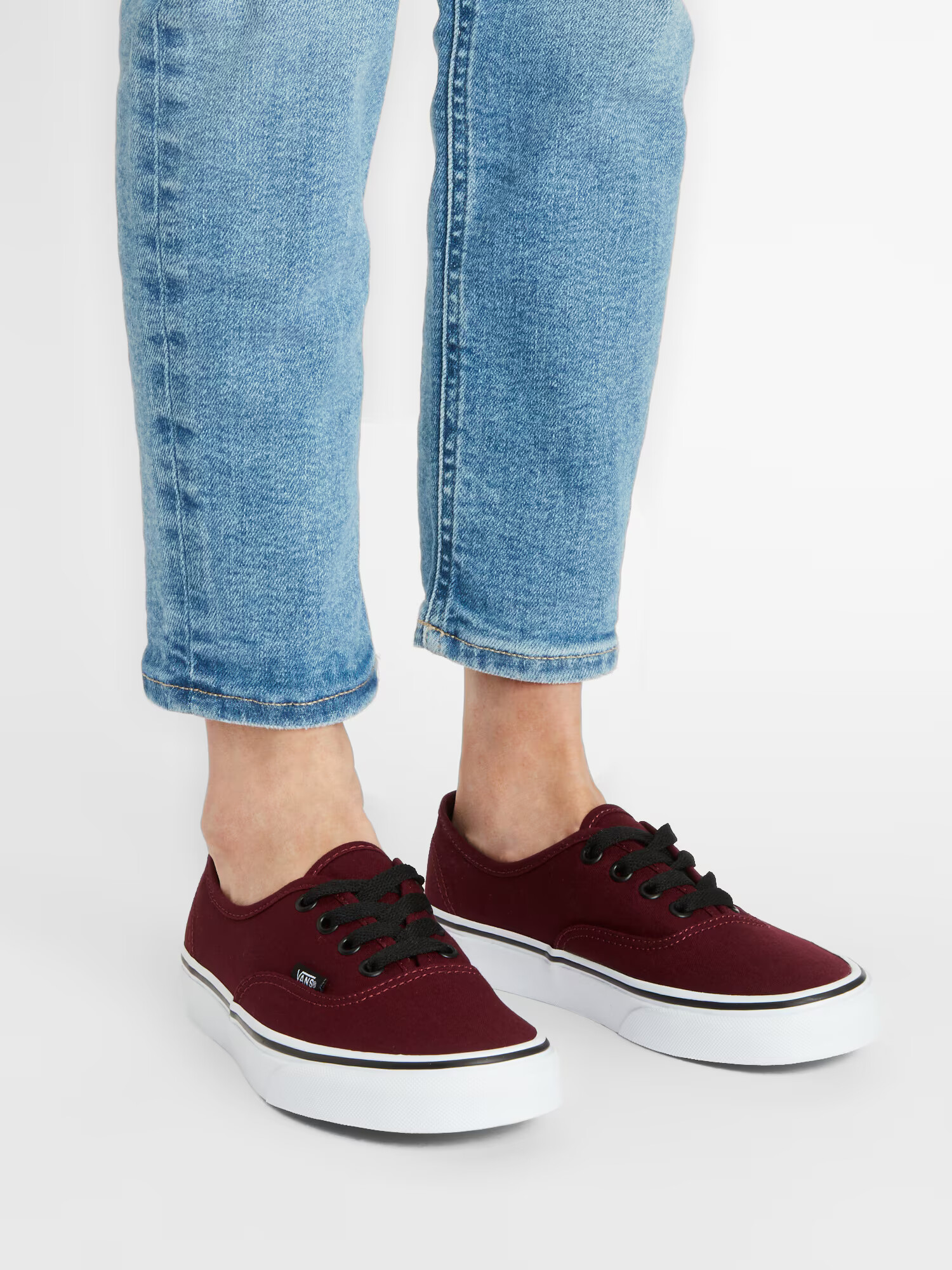 VANS Nízke tenisky 'Authentic' bordová / čierna - Pepit.sk