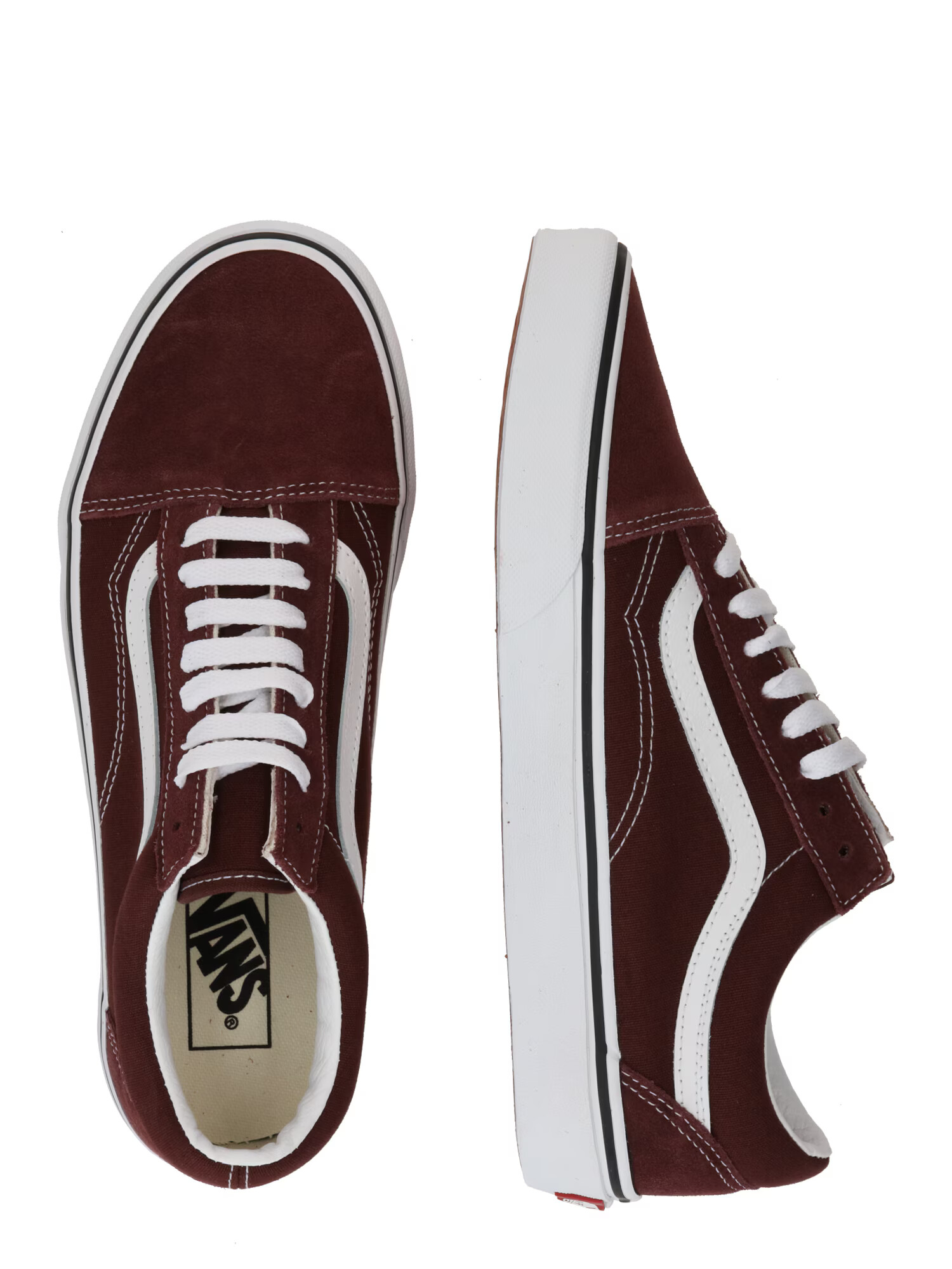 VANS Nízke tenisky 'Old Skool' hrdzavohnedá / biela - Pepit.sk