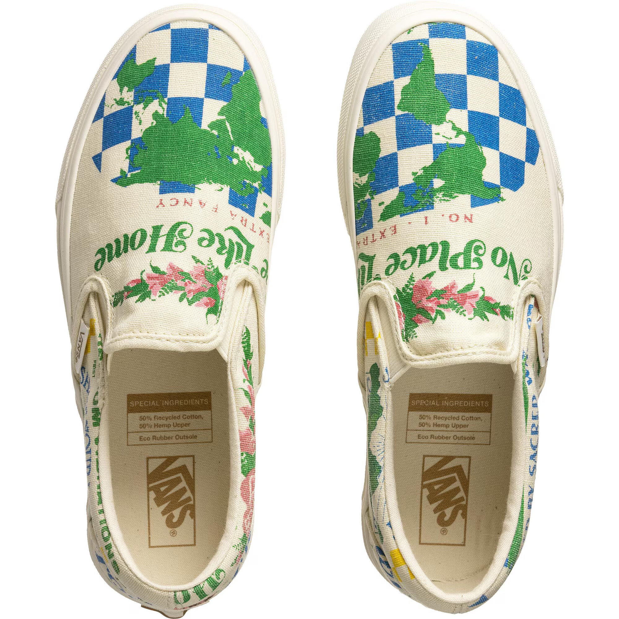 VANS Slip-on obuv 'Classic' krémová / zmiešané farby - Pepit.sk