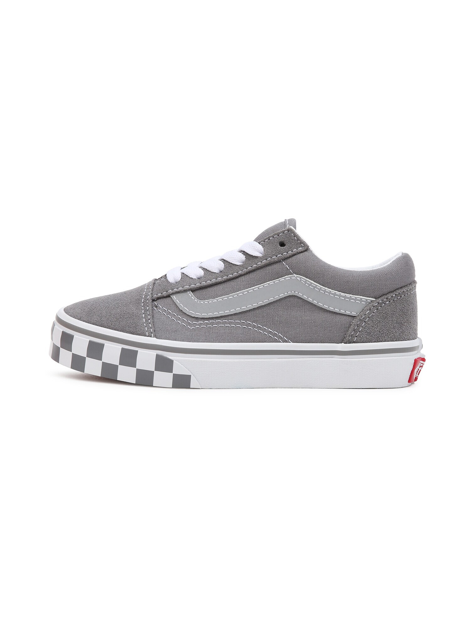 VANS Tenisky 'Old Skool' sivá / svetlosivá / červená / biela - Pepit.sk