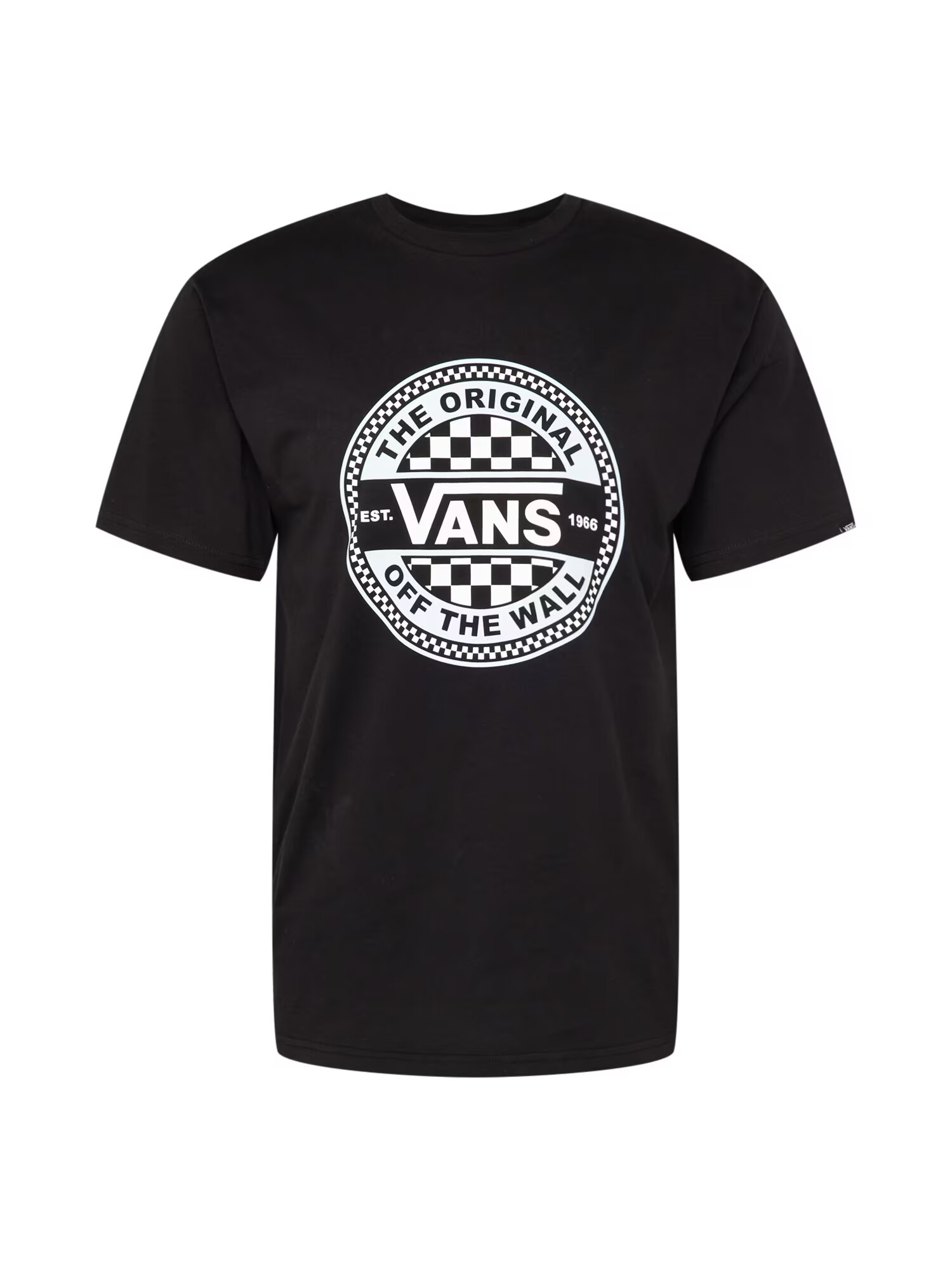 VANS Tričko 'CIRCLE CHECKER' čierna / biela - Pepit.sk