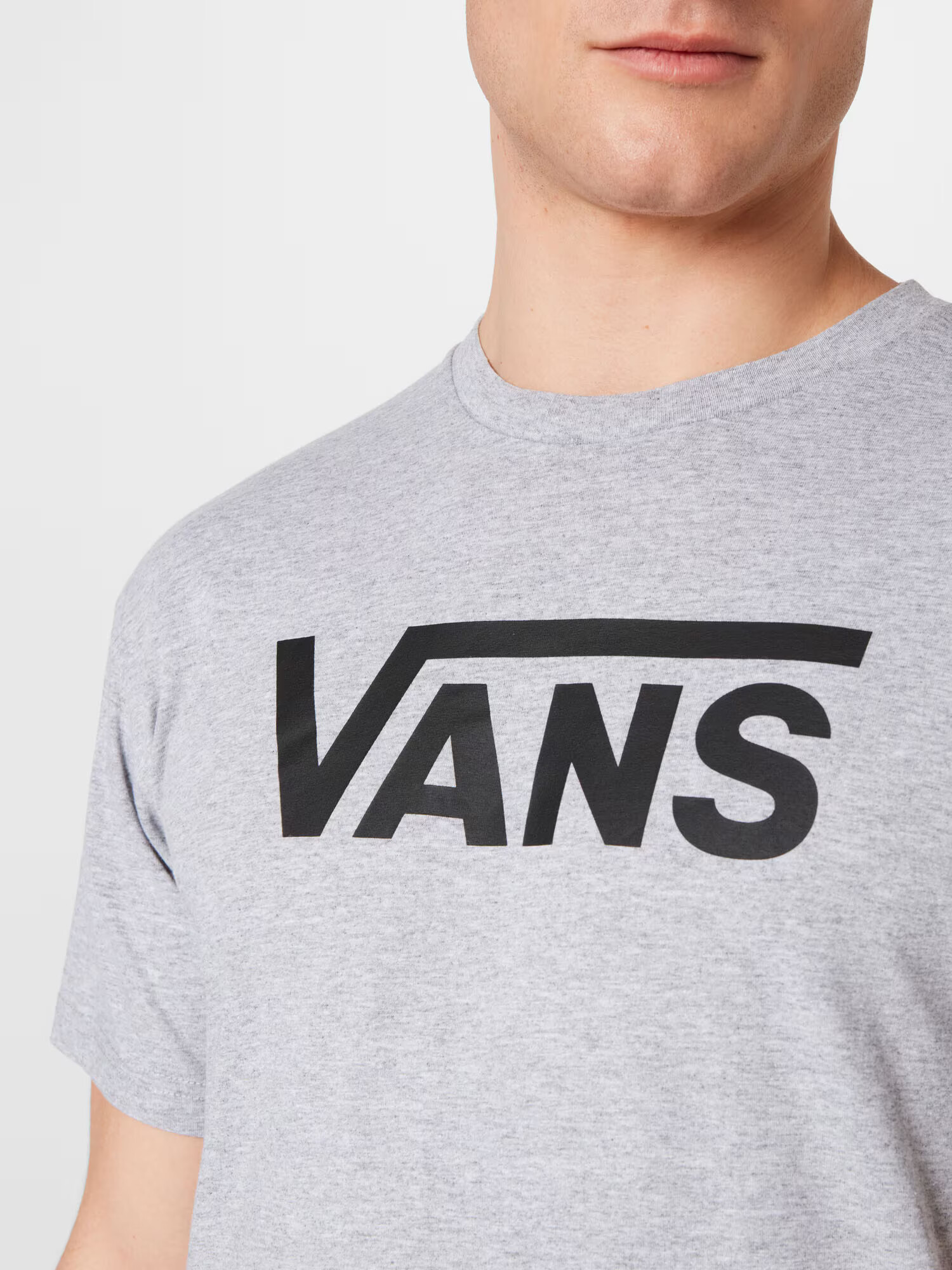 VANS Tričko 'CLASSIC' sivá melírovaná / čierna - Pepit.sk