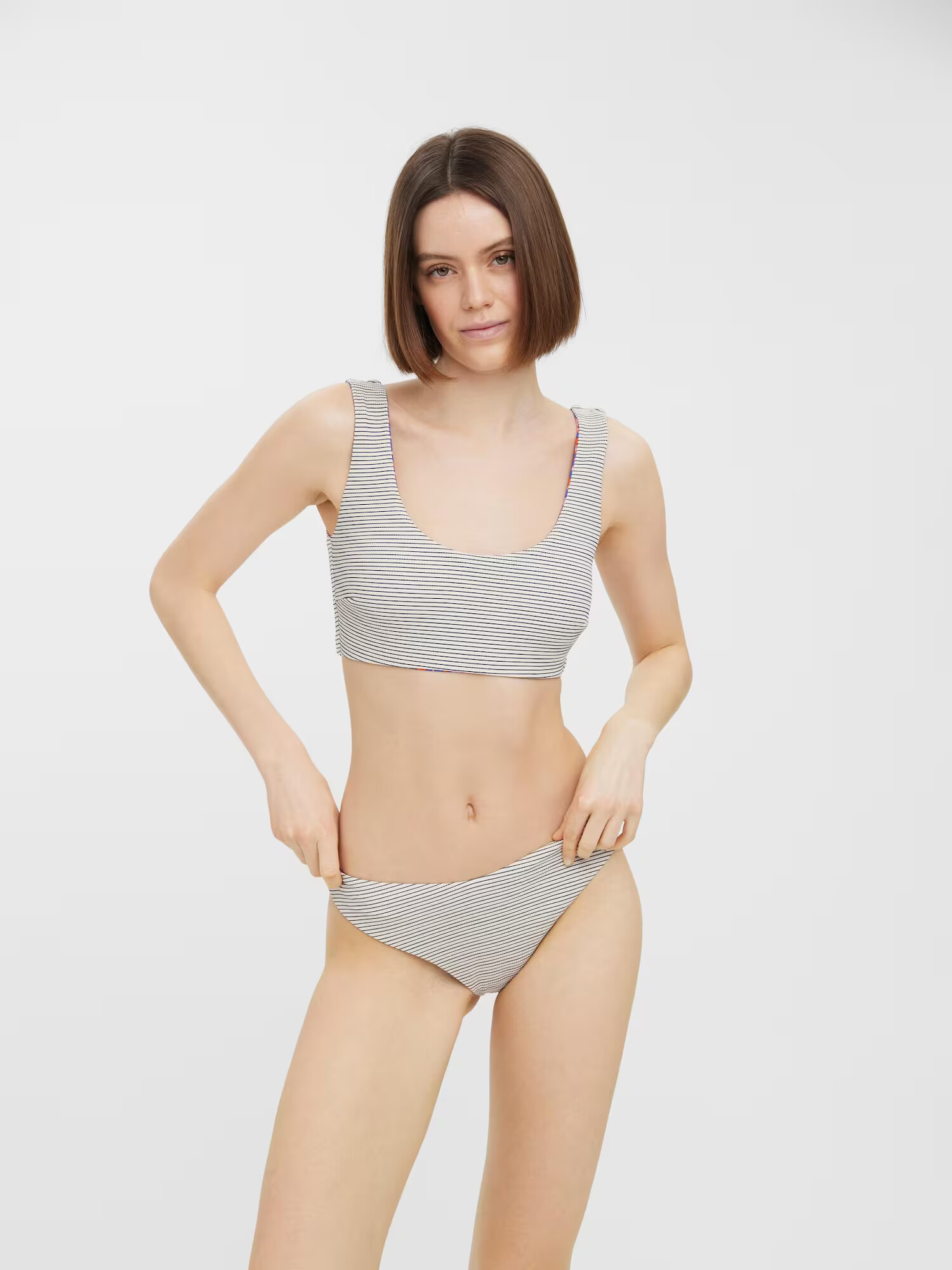 VERO MODA Bikinový top 'Sine' modrá / zmiešané farby - Pepit.sk