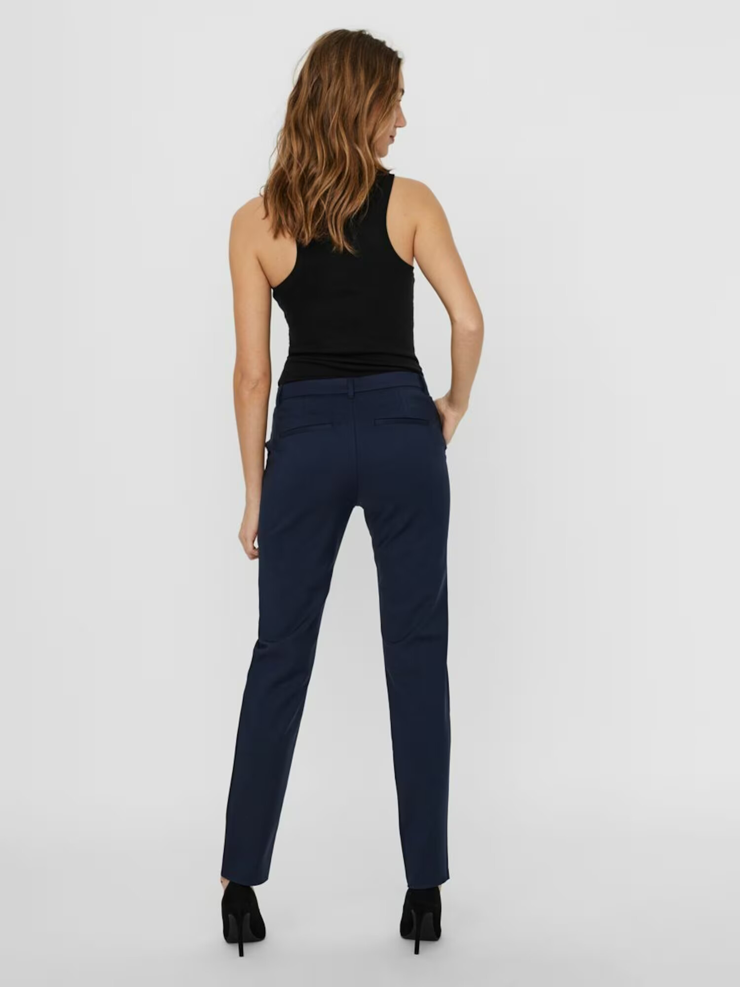 VERO MODA Chino nohavice 'Leah' tmavomodrá - Pepit.sk