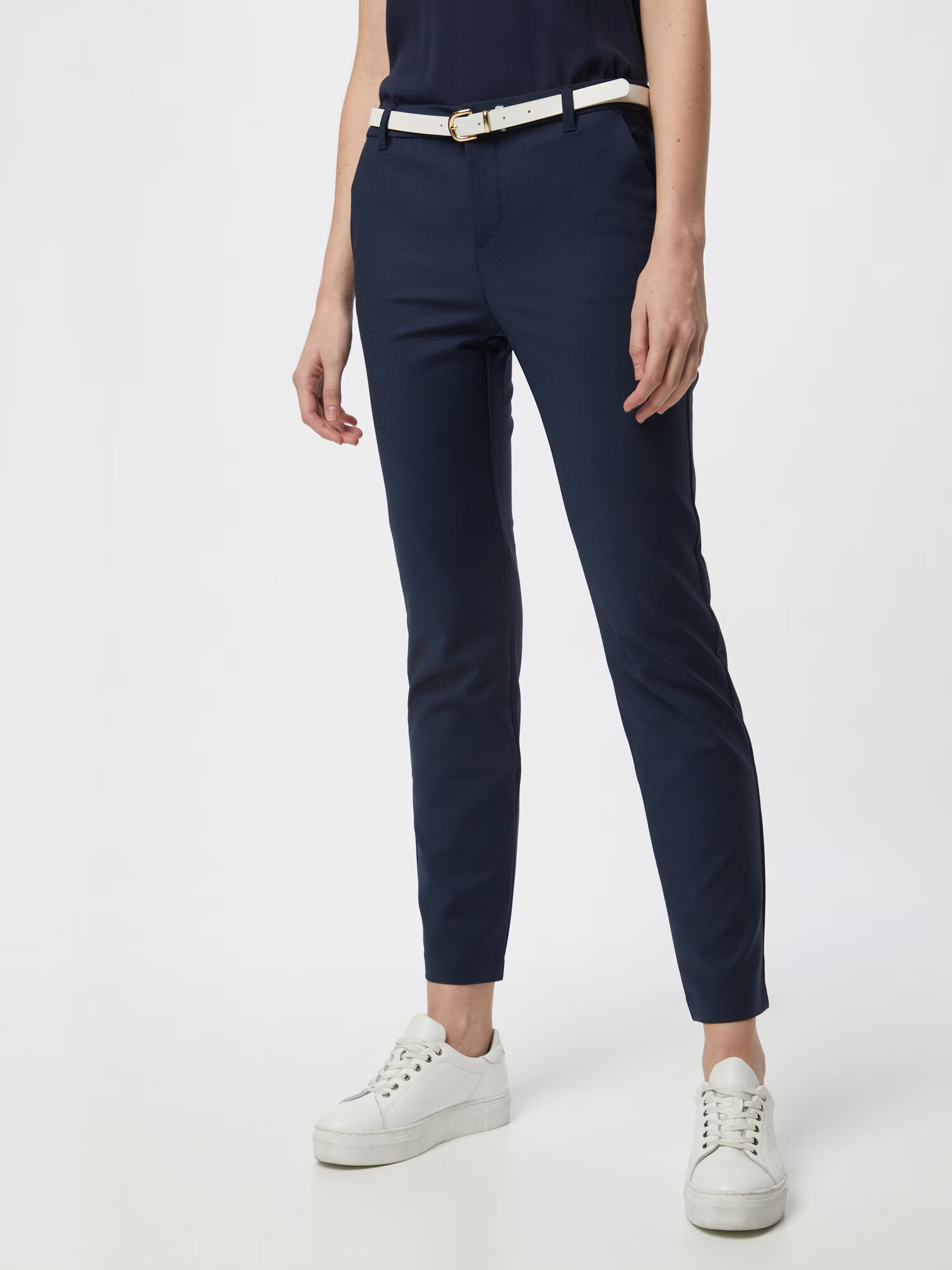 VERO MODA Chino nohavice 'Leah' tmavomodrá - Pepit.sk