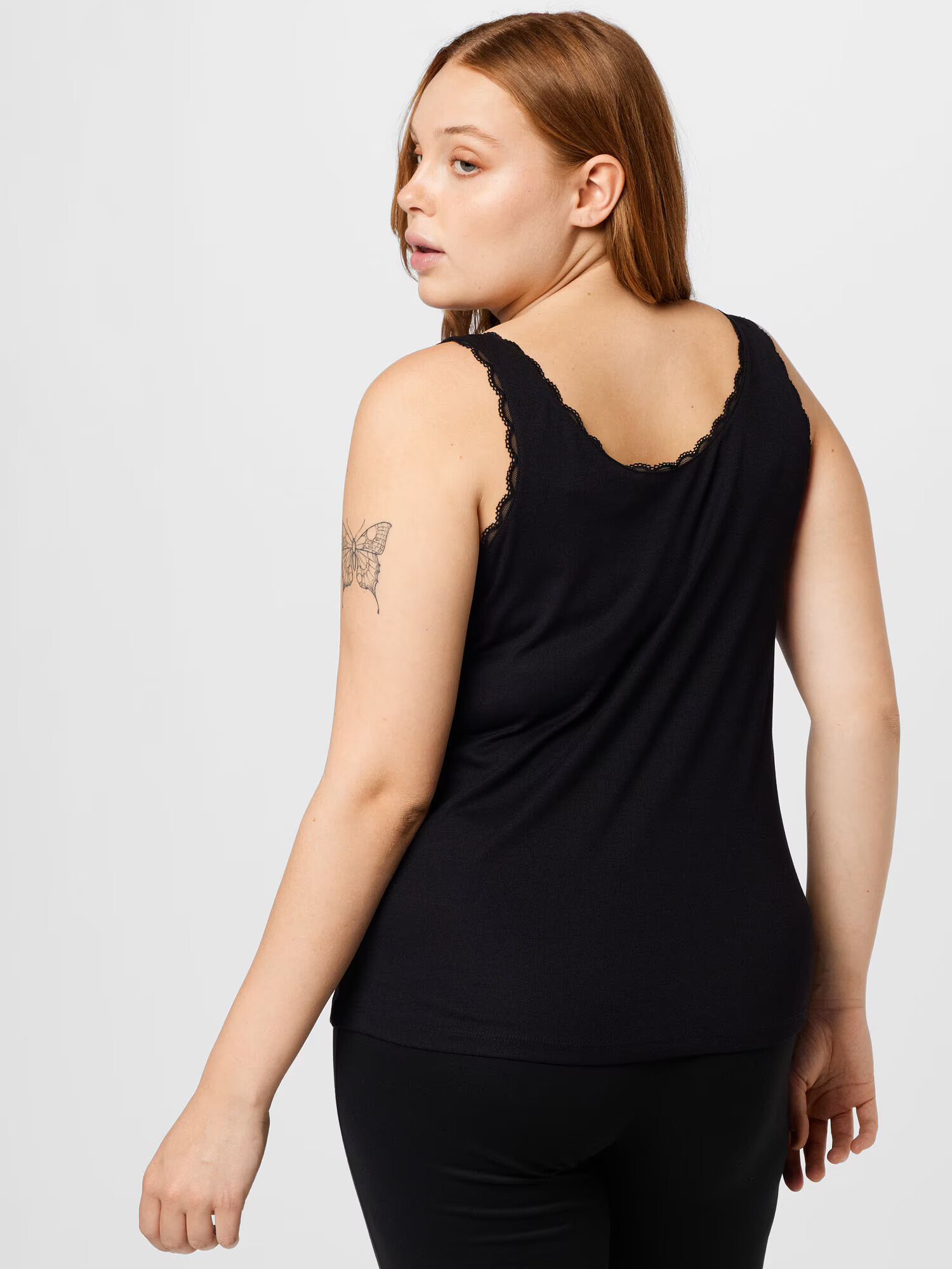 Vero Moda Curve Top čierna - Pepit.sk