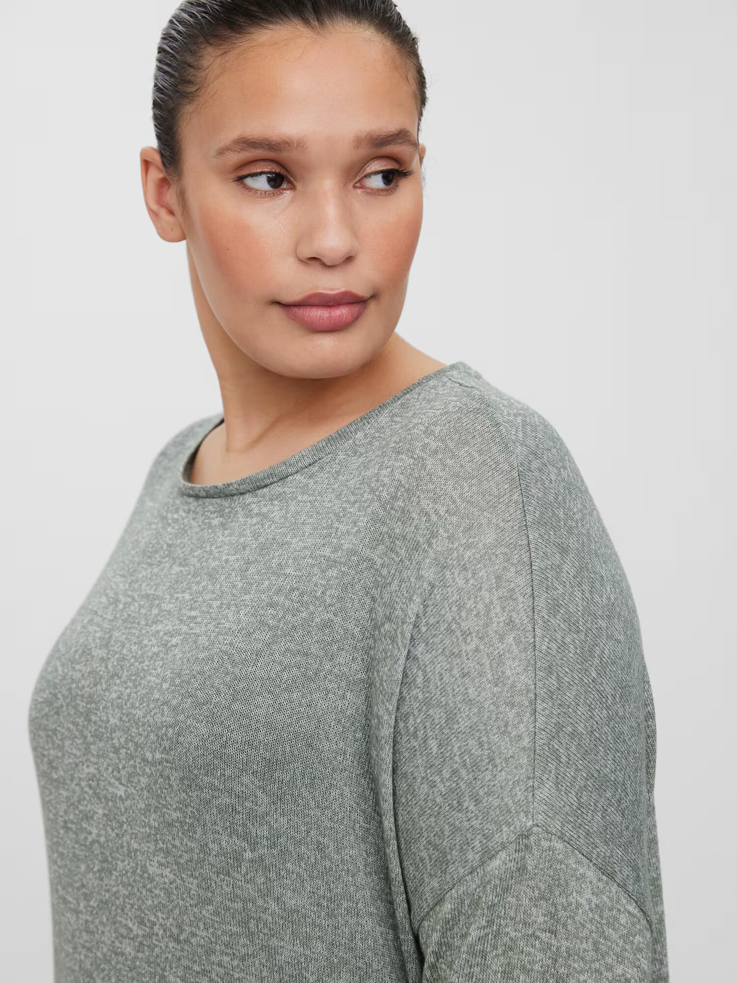 Vero Moda Curve Tričko 'Brianna' mätová - Pepit.sk