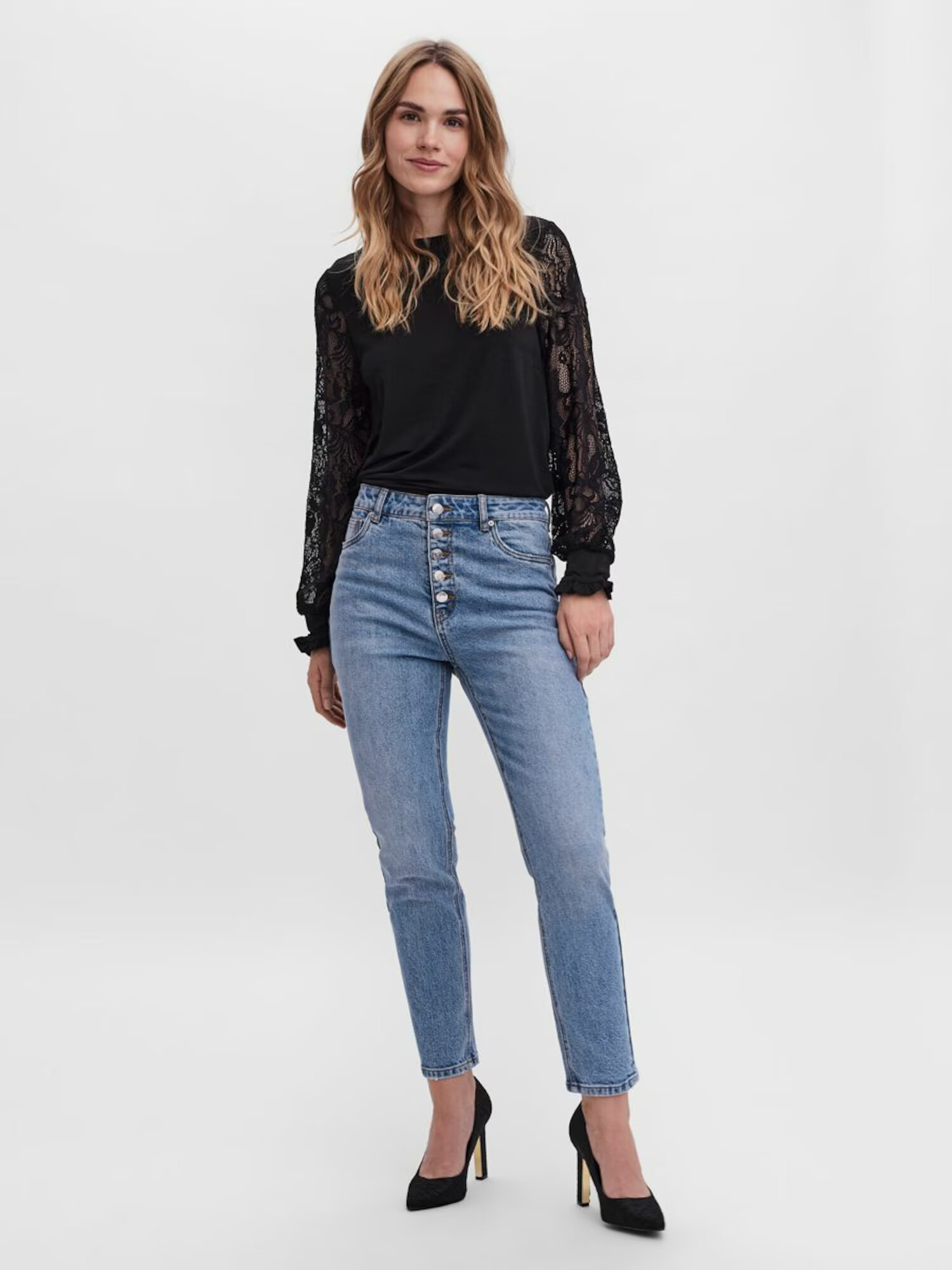 VERO MODA Džínsy 'Brenda' modrá denim - Pepit.sk