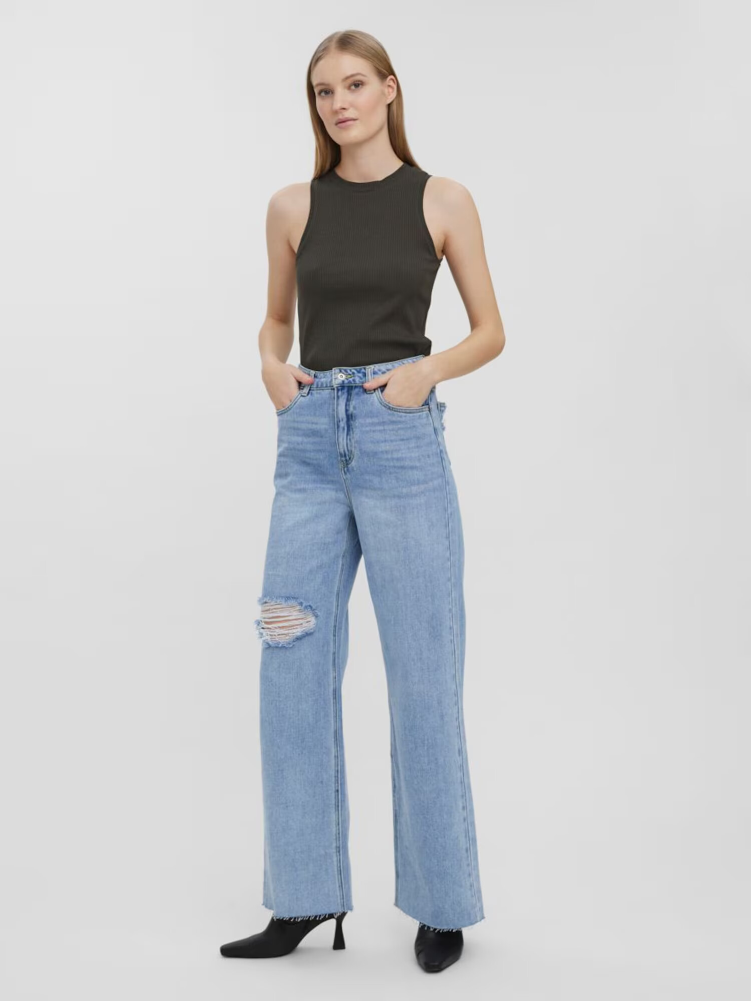 VERO MODA Džínsy 'Kathy' modrá denim - Pepit.sk