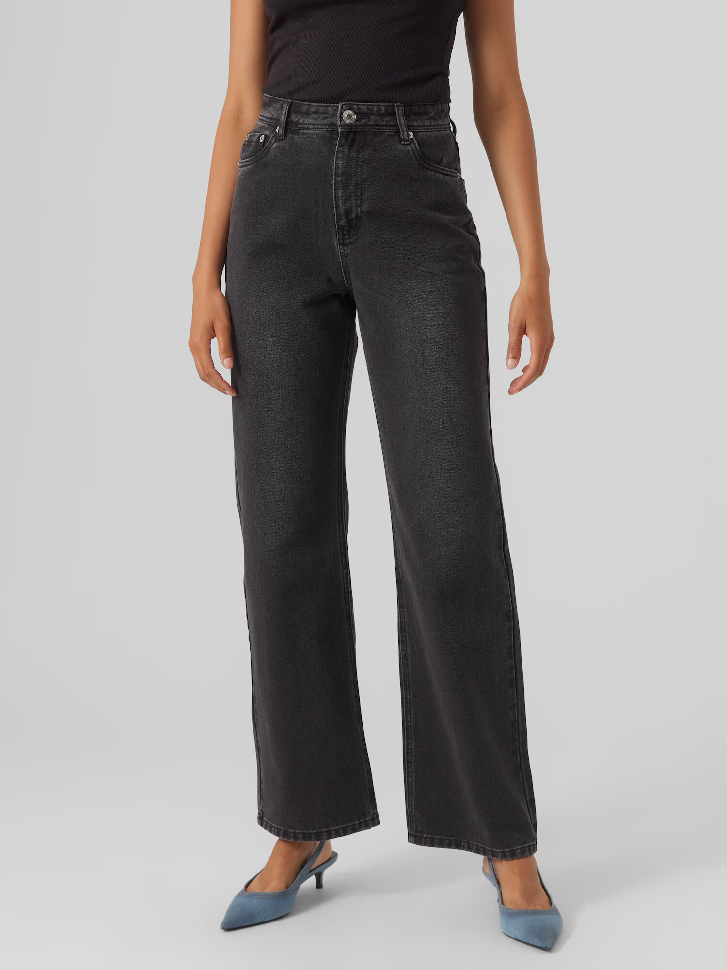 VERO MODA Džínsy 'Rachel' čierny denim - Pepit.sk