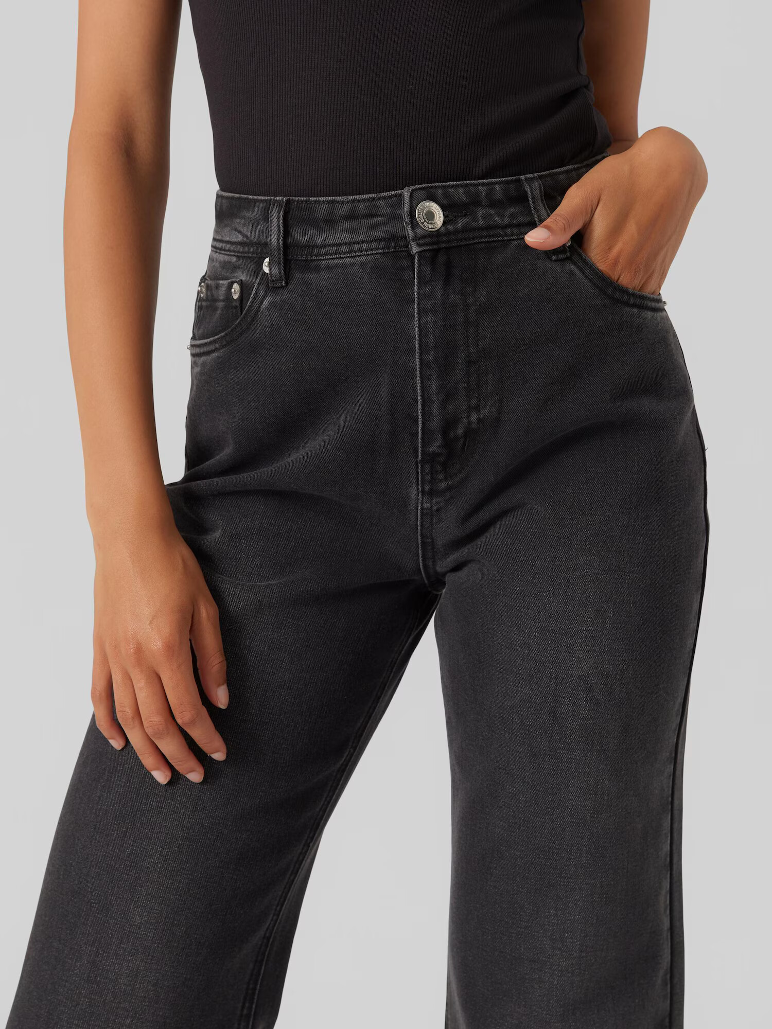 VERO MODA Džínsy 'Rachel' čierny denim - Pepit.sk