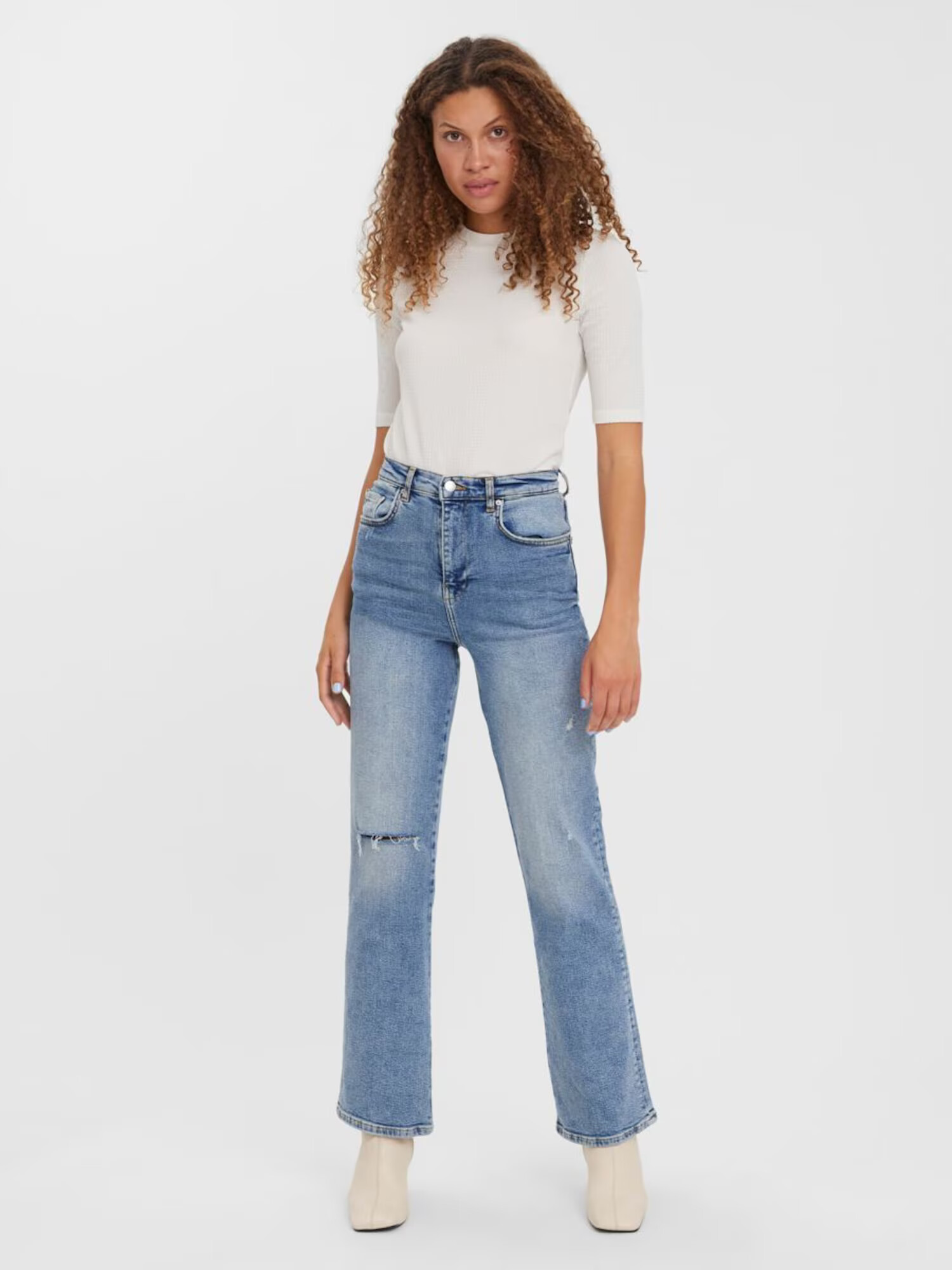 VERO MODA Džínsy 'Rebecca' modrá denim - Pepit.sk