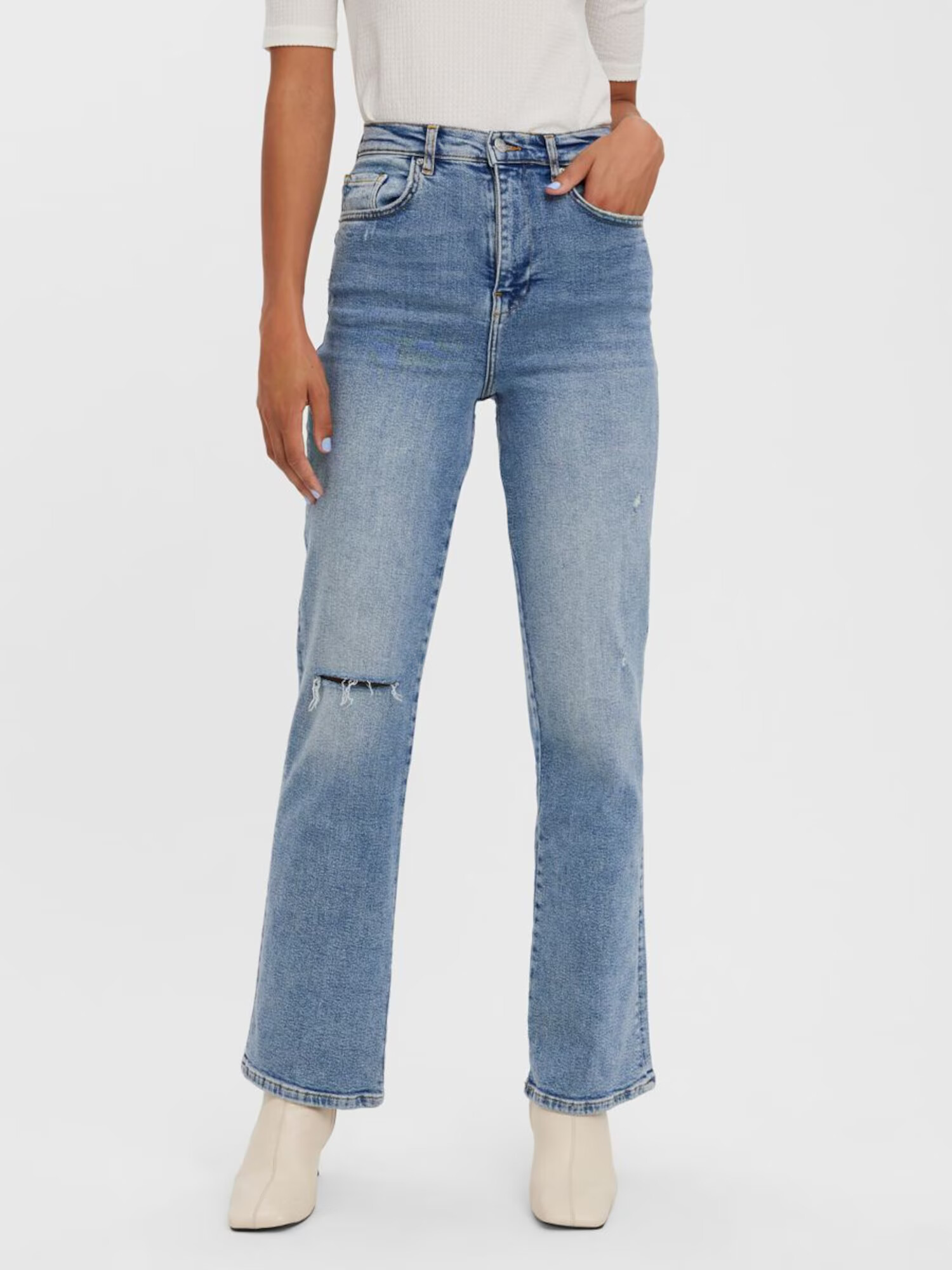 VERO MODA Džínsy 'Rebecca' modrá denim - Pepit.sk