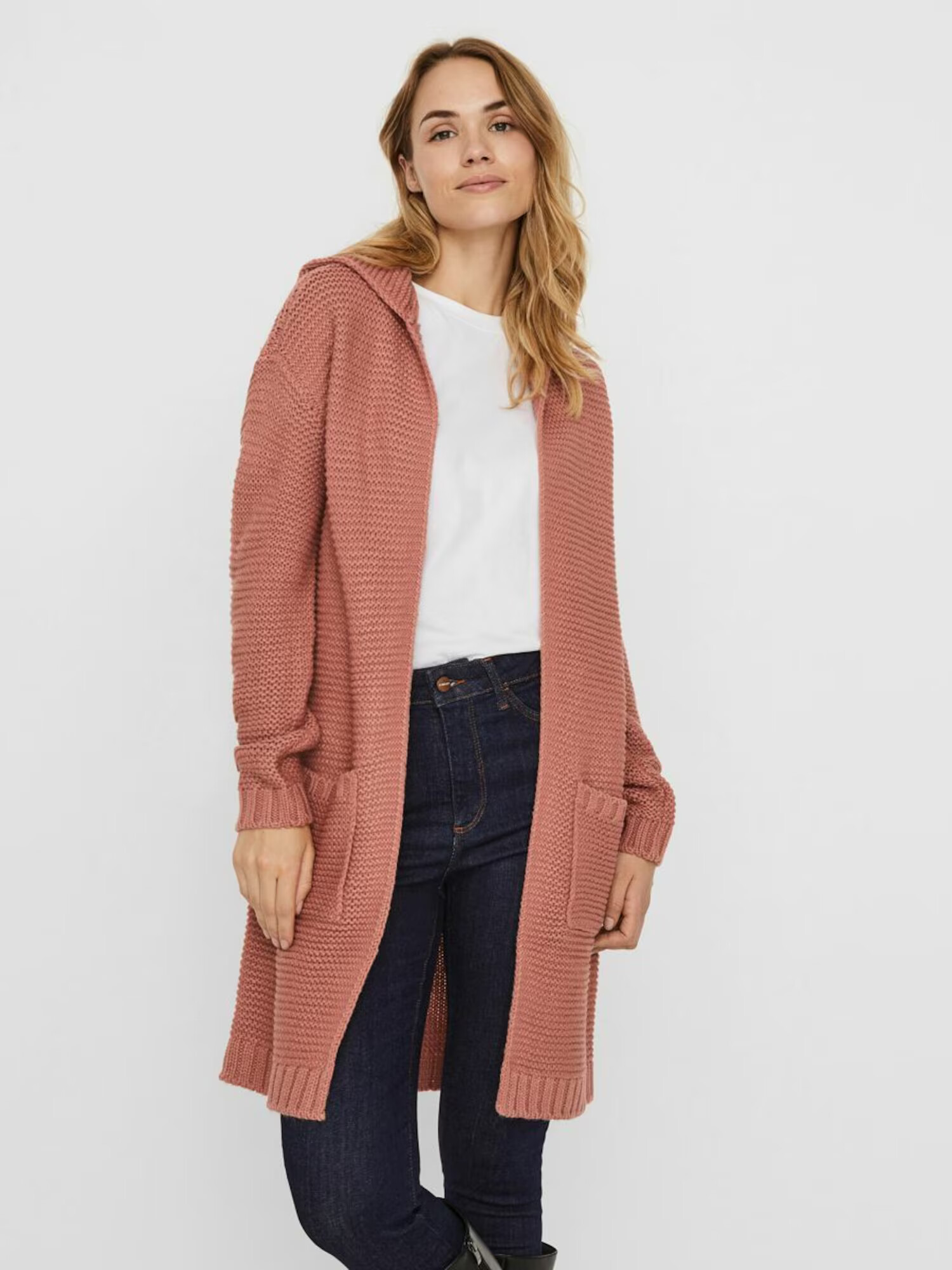 VERO MODA Kardigán rosé - Pepit.sk