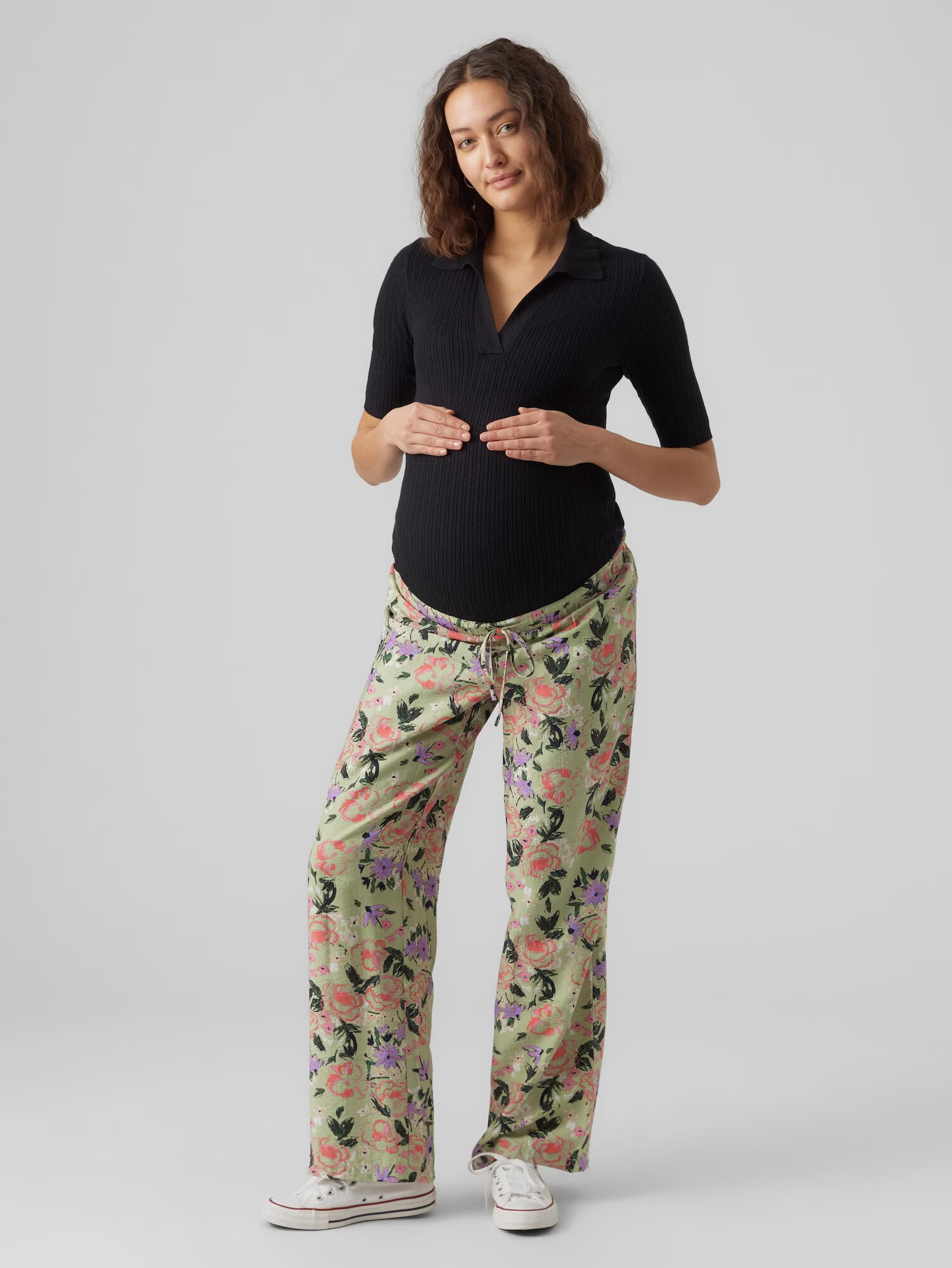 Vero Moda Maternity Sveter 'HOLLY' čierna - Pepit.sk