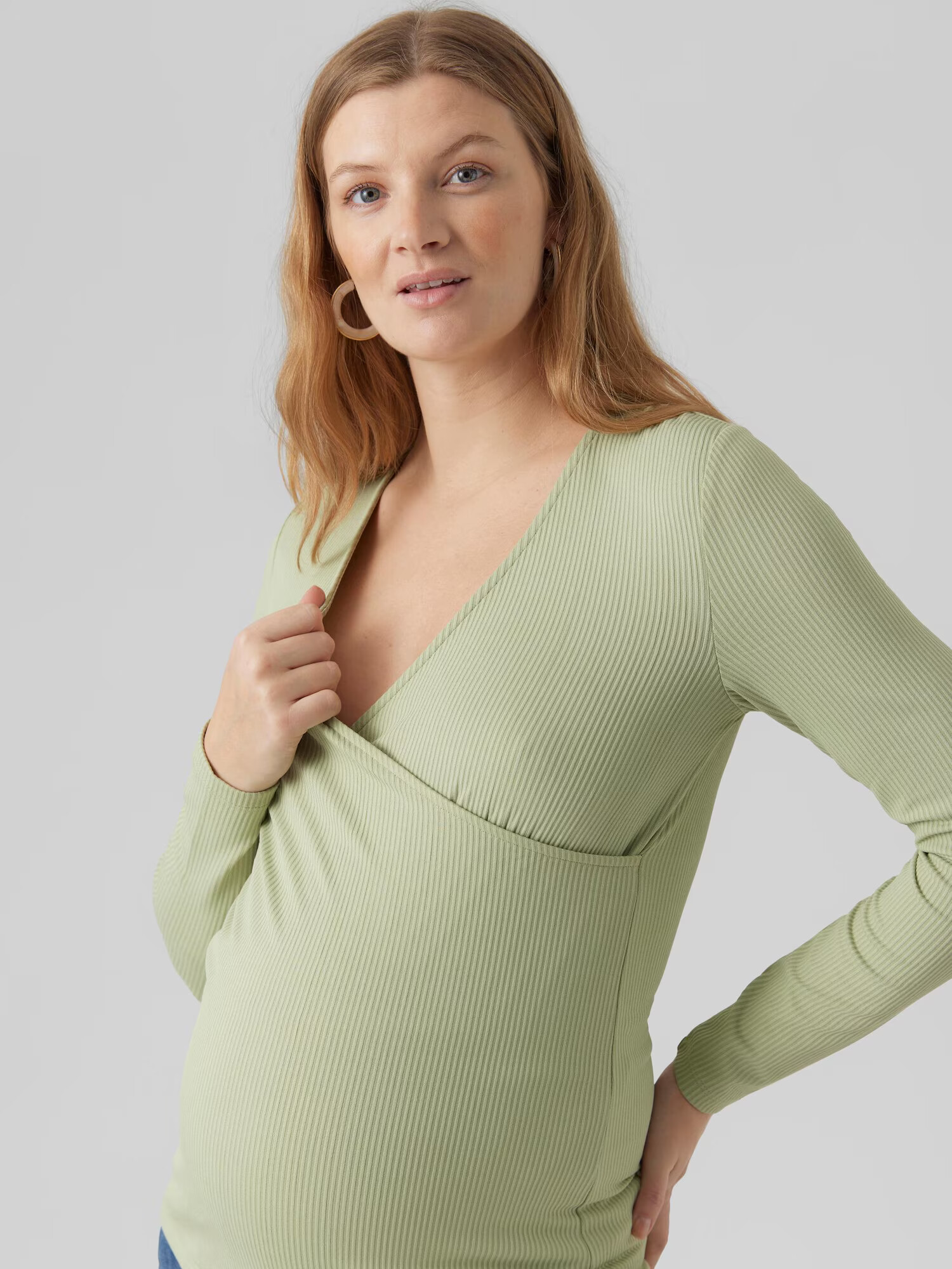 Vero Moda Maternity Tričko 'RIVA' zelená - Pepit.sk