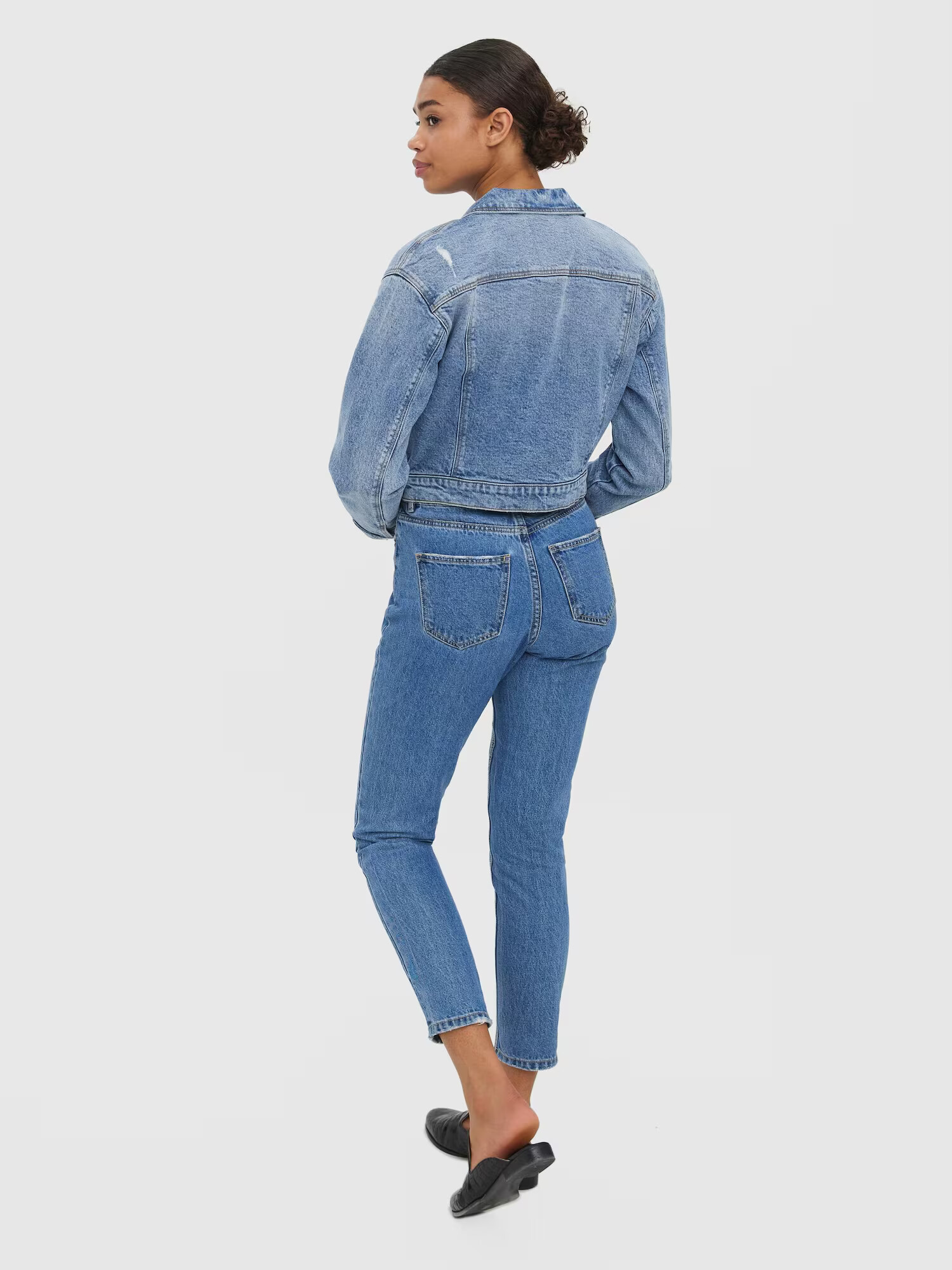 VERO MODA Prechodná bunda 'Brenda' modrá denim - Pepit.sk