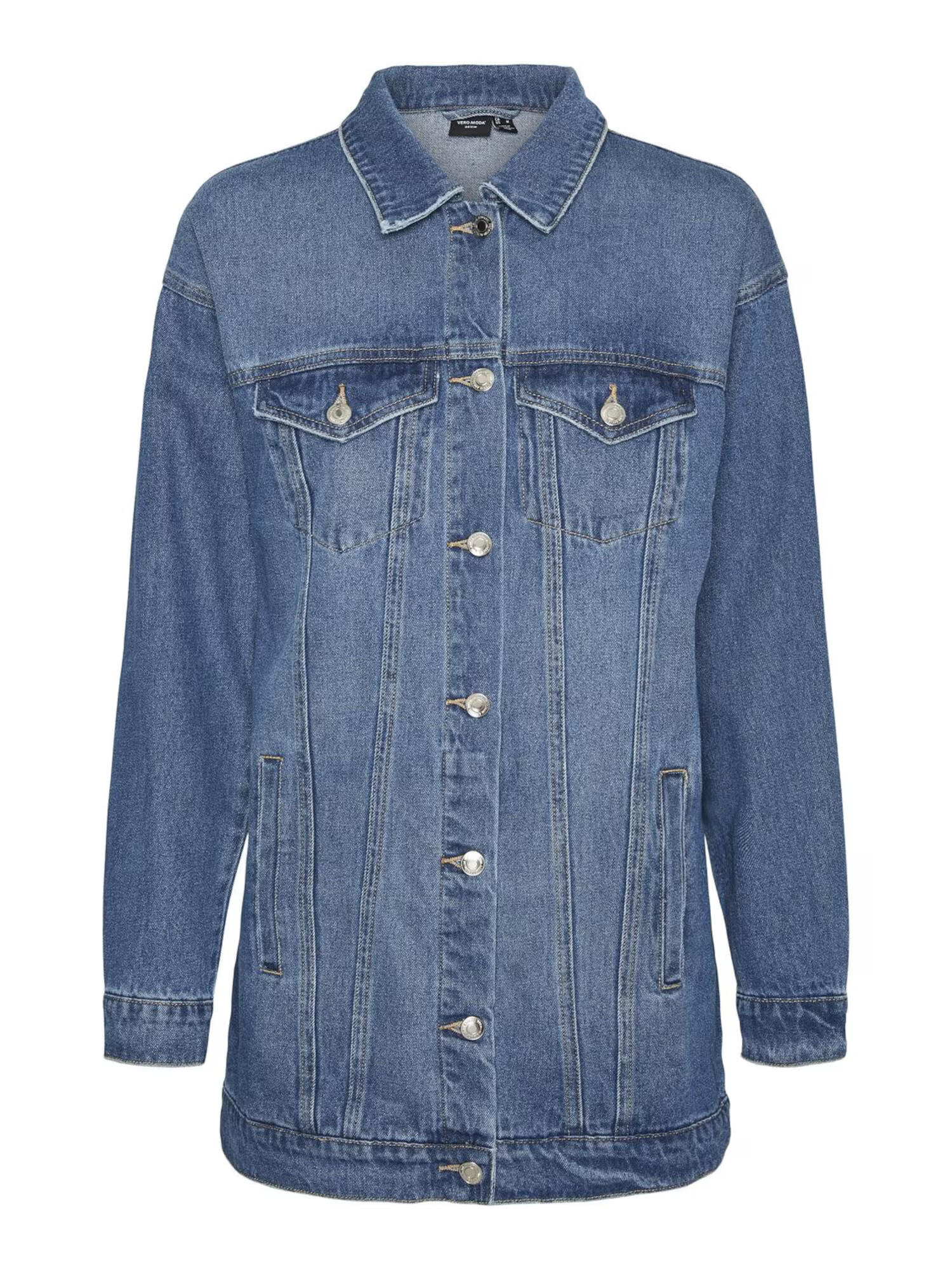 VERO MODA Prechodná bunda 'Olivia' modrá denim - Pepit.sk