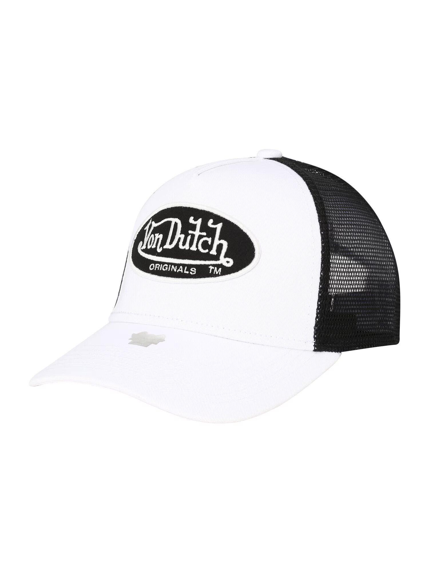 Von Dutch Originals Čiapka 'BOSTON' čierna / biela - Pepit.sk