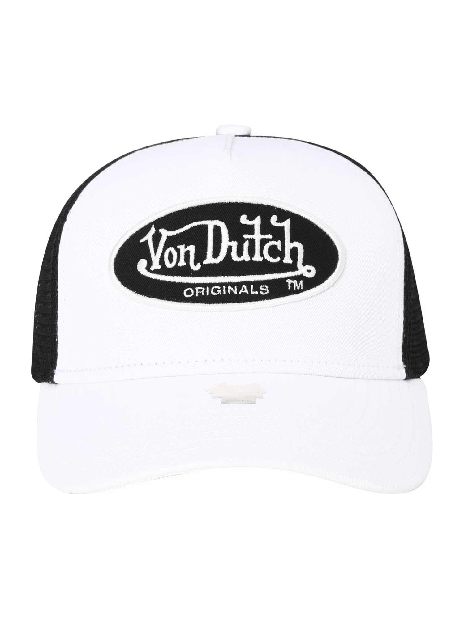 Von Dutch Originals Čiapka 'BOSTON' čierna / biela - Pepit.sk