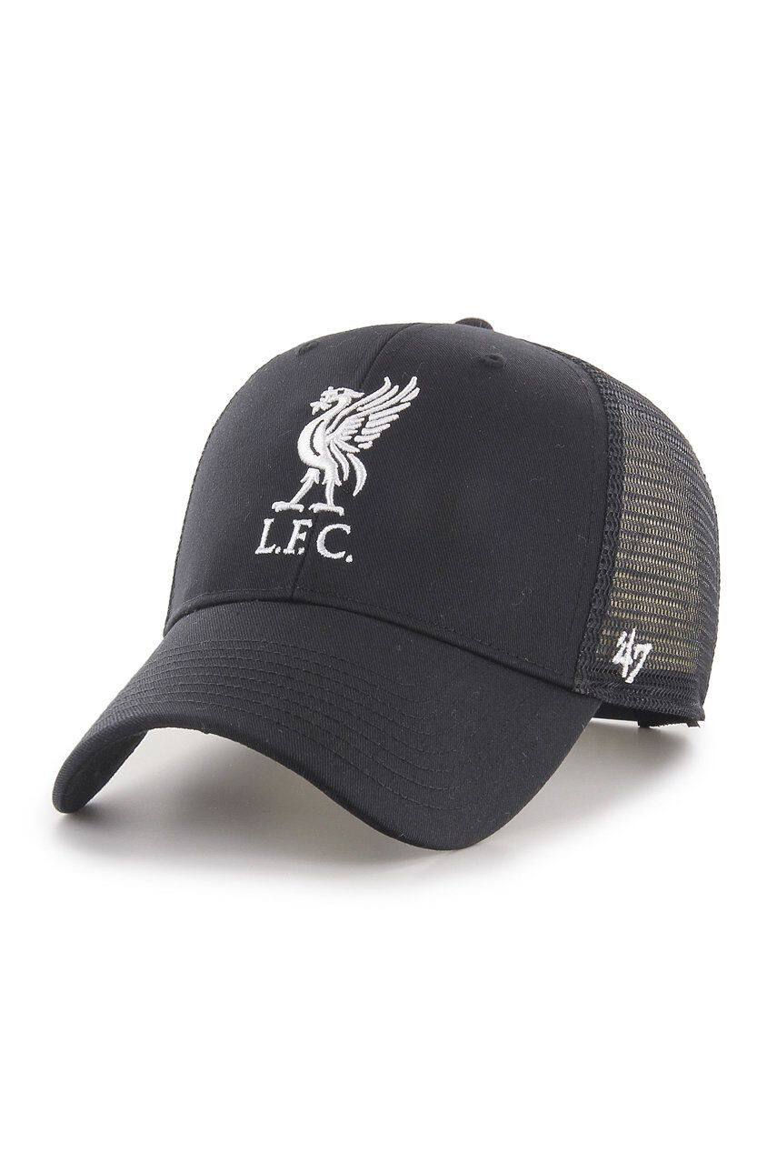 47brand Čiapka EPL Liverpool čierna farba s nášivkou - Pepit.sk