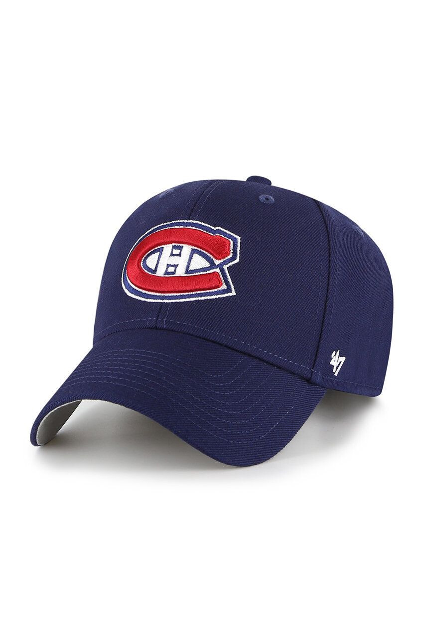 47brand Čiapka Montreal Canadiens šedá farba s nášivkou - Pepit.sk