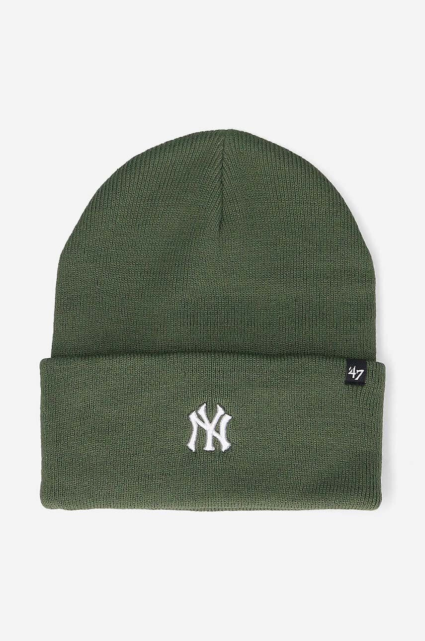 47brand Čiapka New York Yankees Moss Base zelená farba - Pepit.sk