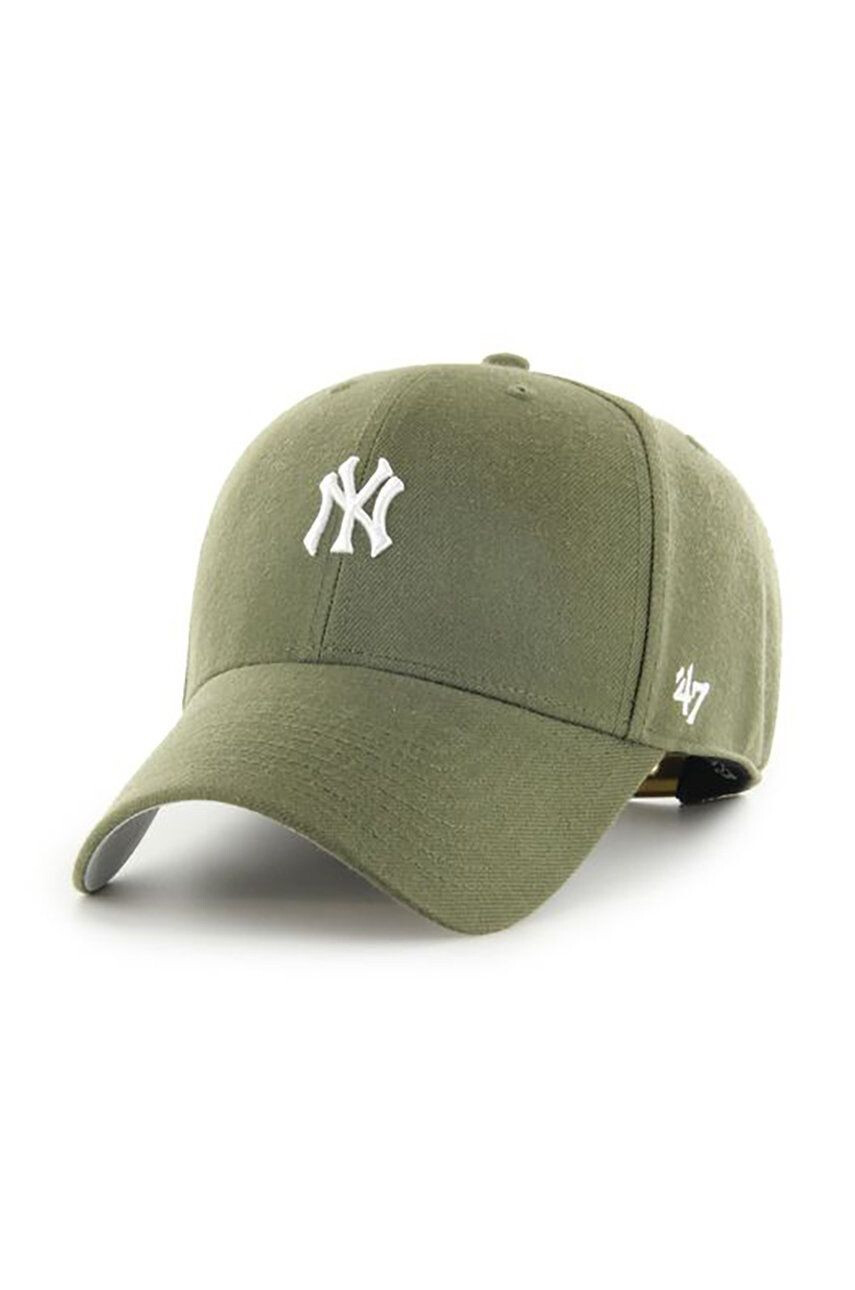 47brand Čiapka s prímesou vlny Mlb New York Yankees - Pepit.sk