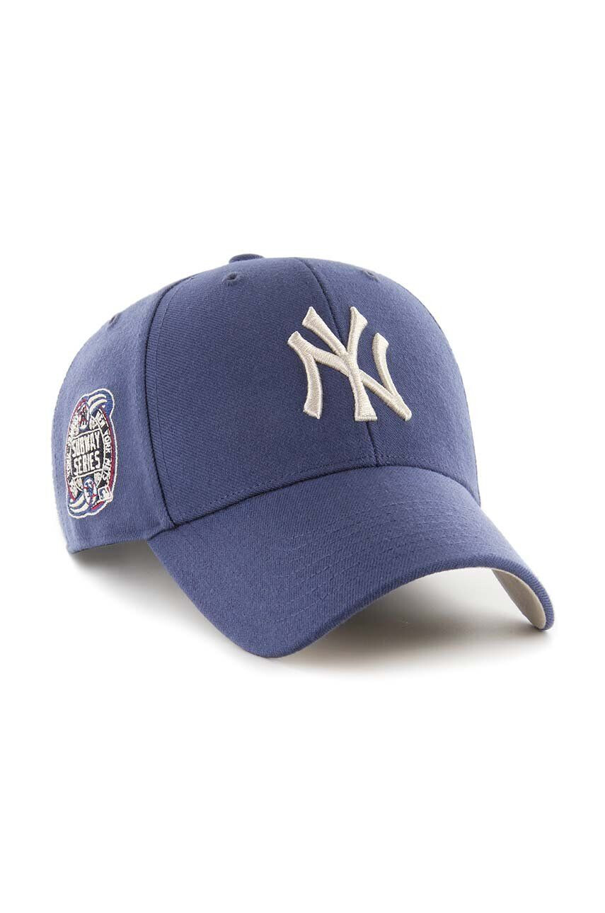 47brand Čiapka s prímesou vlny MLB Yankees Subway Series s nášivkou - Pepit.sk