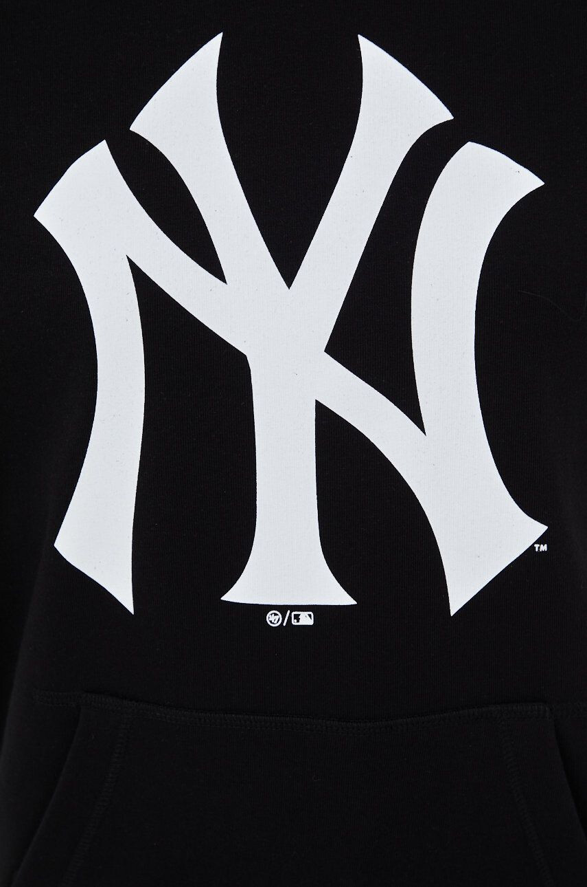 47brand Mikina Mlb New York Yankees čierna farba s potlačou - Pepit.sk