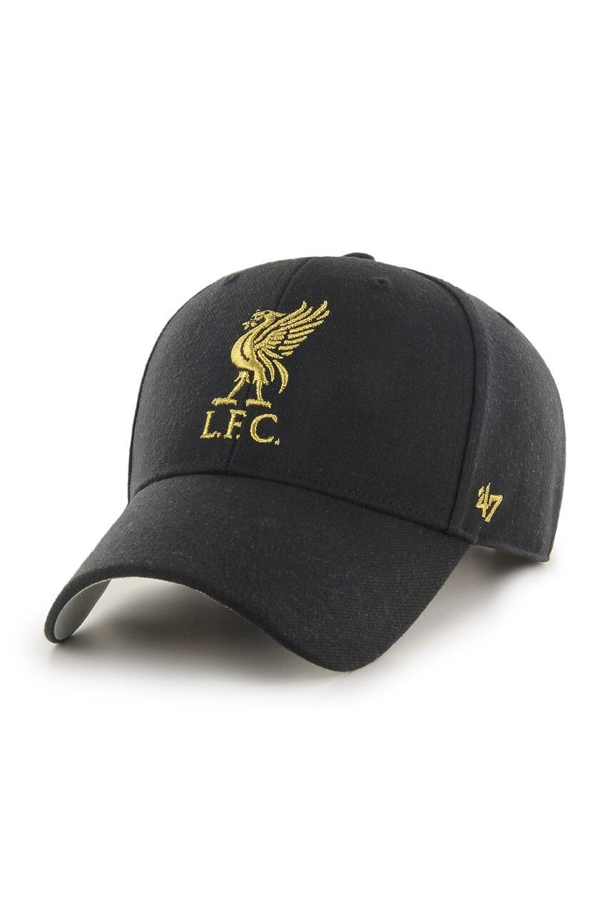 47brand Šiltovka EPL Liverpool čierna farba s nášivkou - Pepit.sk