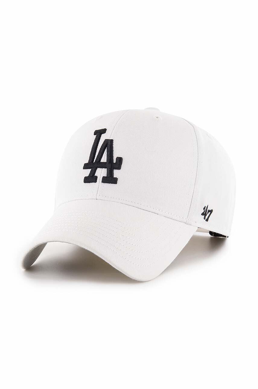 47brand Šiltovka MLB Los Angeles Dodgers čierna farba s nášivkou - Pepit.sk