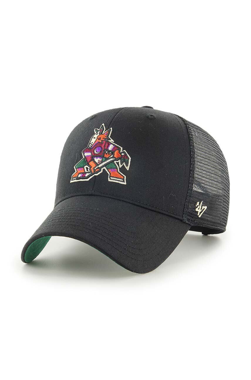 47brand Šiltovka NHL Arizona Coyotes čierna farba s nášivkou - Pepit.sk