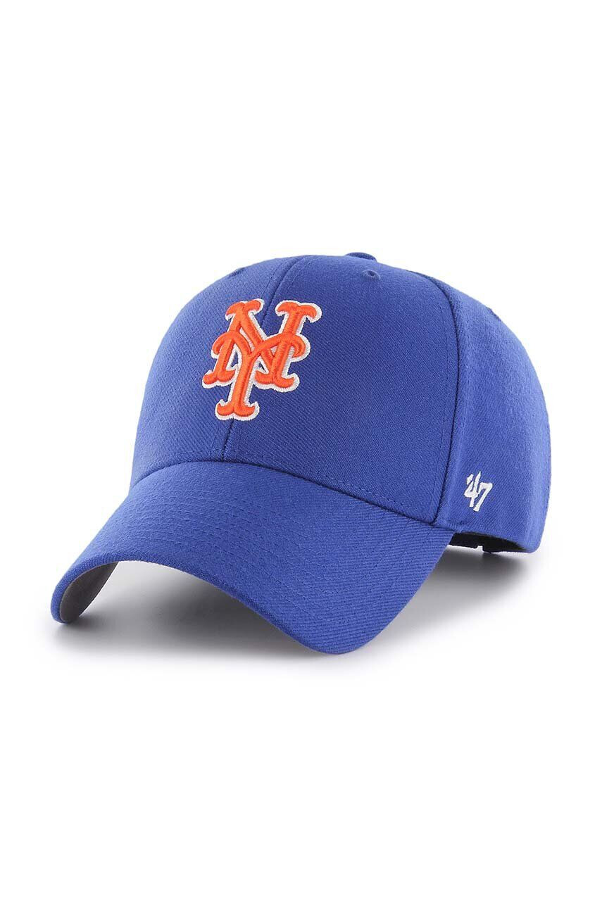 47brand Šiltovka s prímesou vlny MLB New York Mets s nášivkou - Pepit.sk